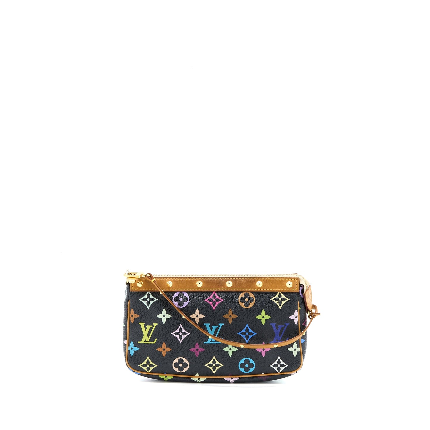Louis Vuitton Vintage Pochette Accessories Monogram Canvas Black/Multicolour