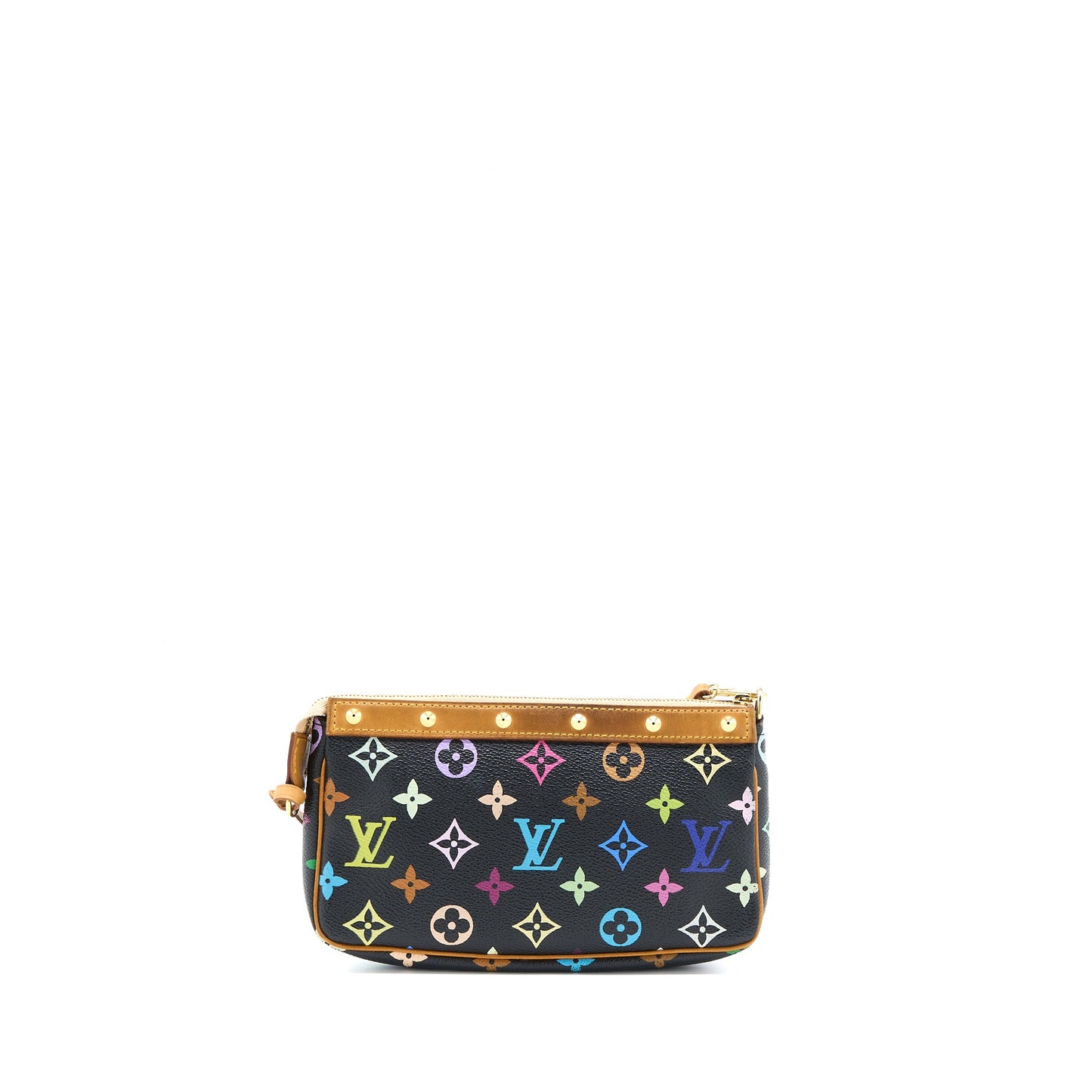 Louis Vuitton Vintage Pochette Accessories Monogram Canvas Black/Multicolour
