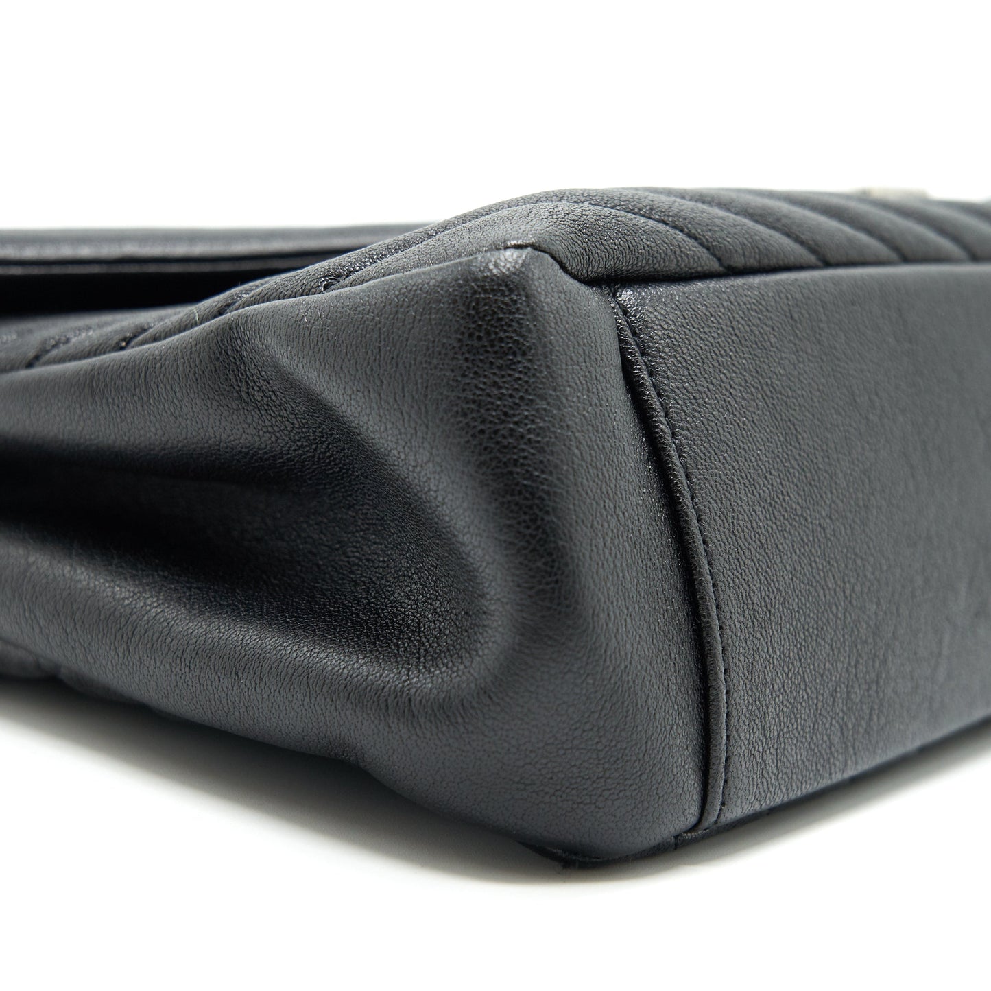 SAINT LAURENT / YSL COLLEGE IN MATELASSE LEATHER BLACK