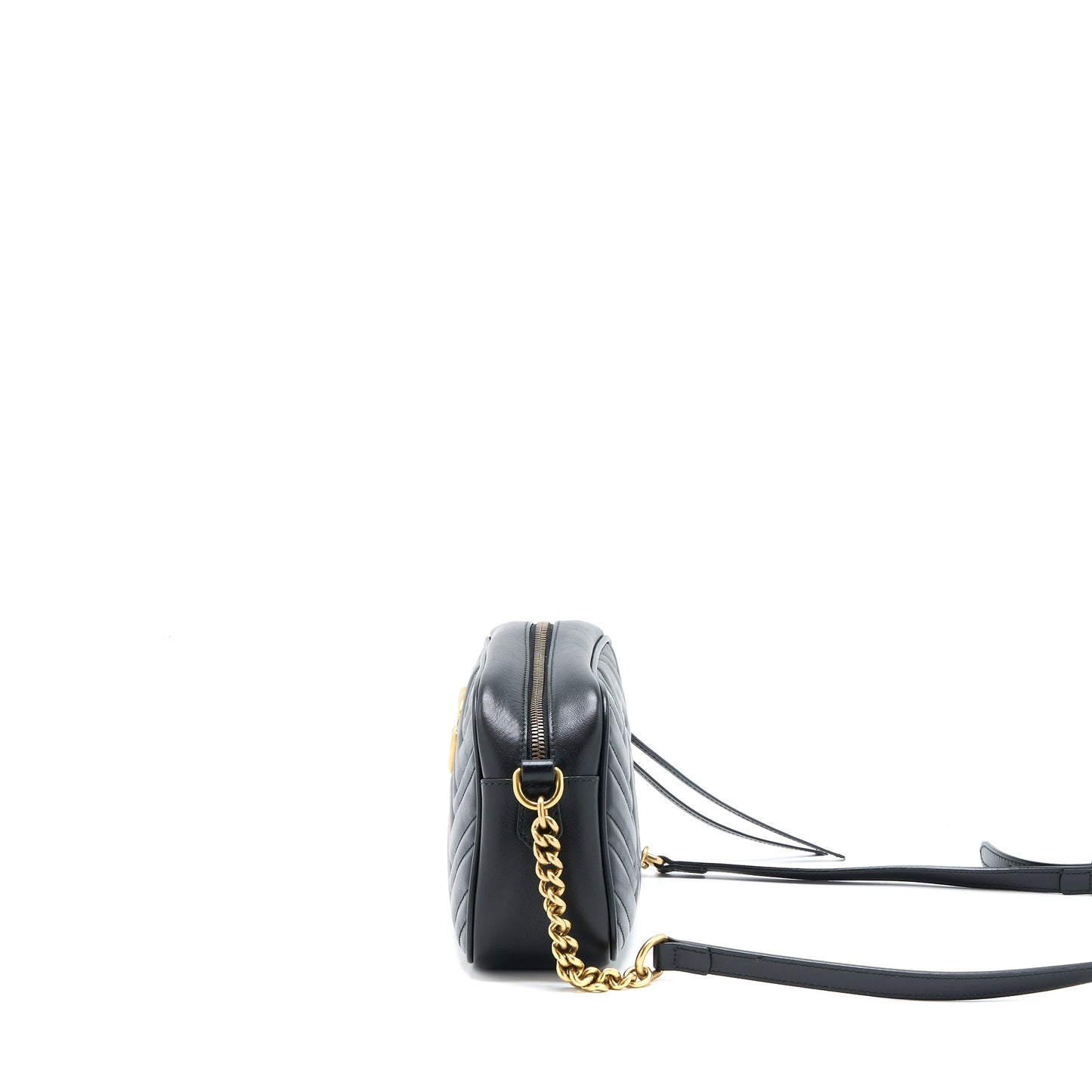 Gucci Marmont Camera Purse Black Brushed