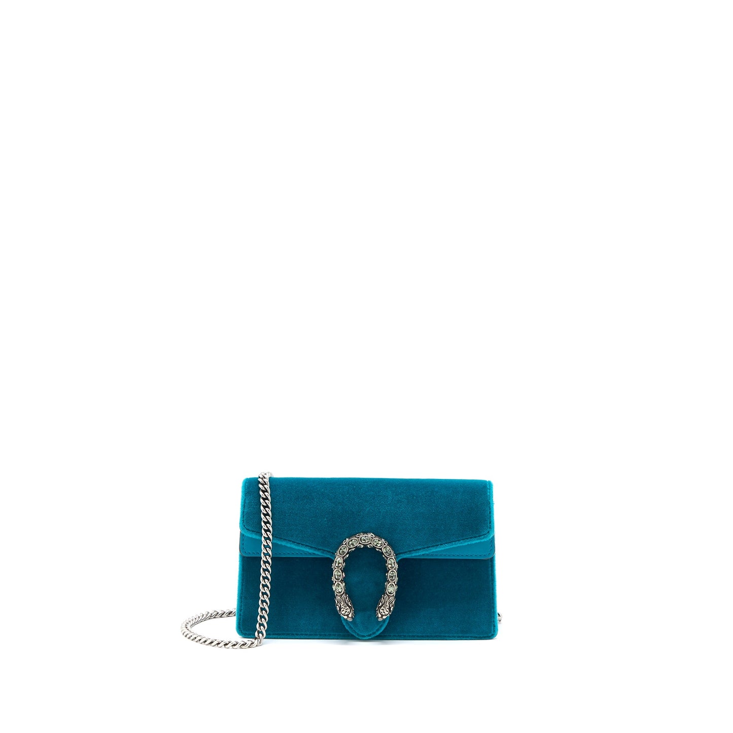 Gucci Super Mini Dionysus Purse Velvet Blue