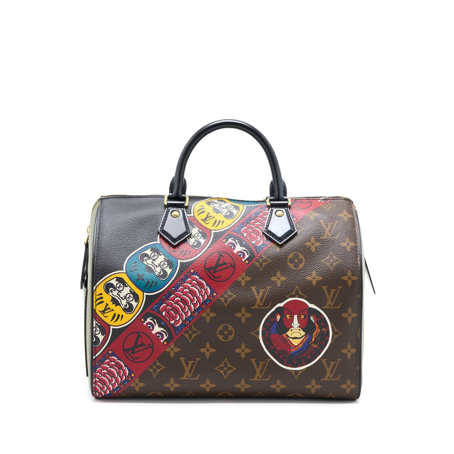 Louis Vuitton Speedy 30 Kabuki-Themed Cruise Monogram Canvas/Epi