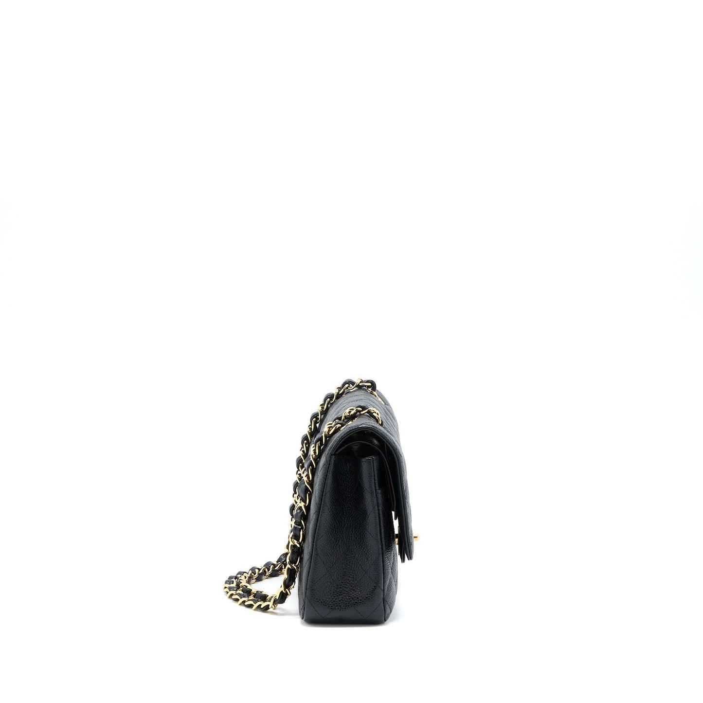 Chanel Medium Classic Double Flap Bag Caviar Black GHW