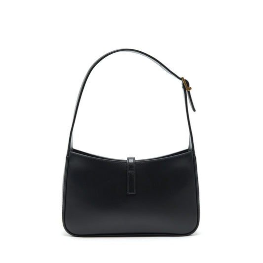 Saint Laurent Le 5 A 7 Hobo Purse calfskin black