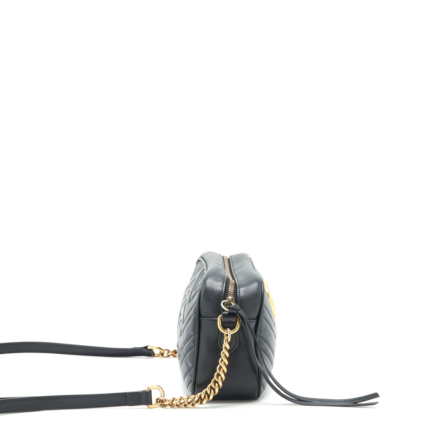 Gucci Marmont small matelasse Mini Purse black