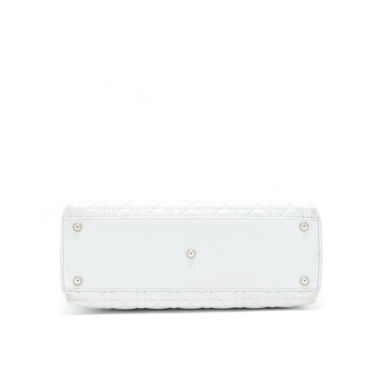Dior Lady Dior Purse Large in White