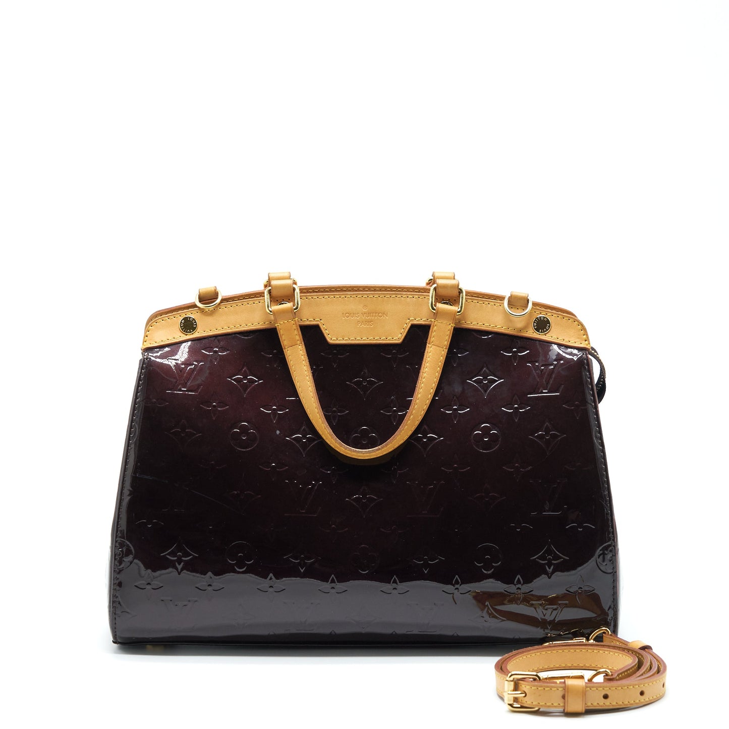 Louis Vuitton Amarante Monogram Vernis Brea Purse