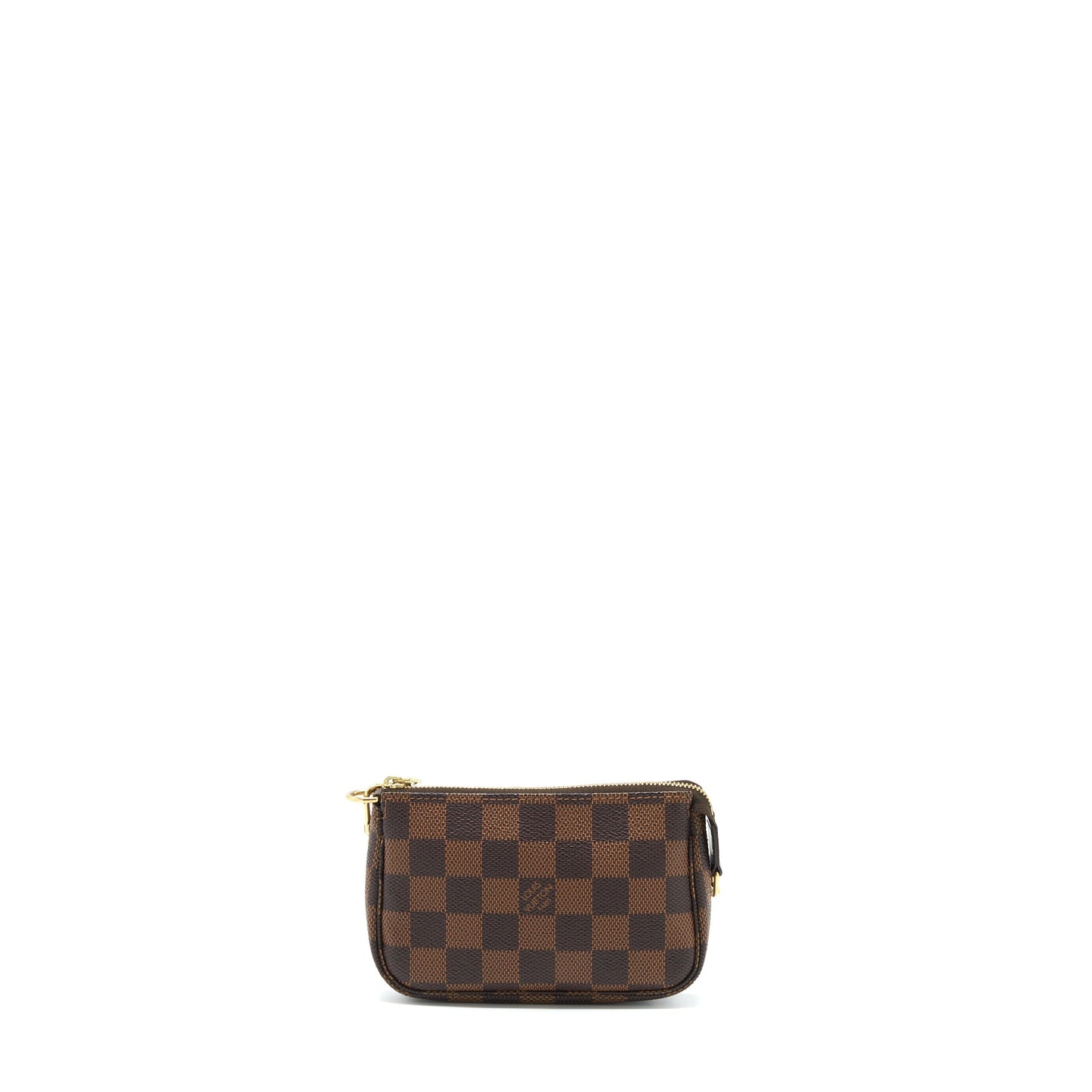 Louis Vuitton Mini Pochette Accessories Damier Ebene Canvas