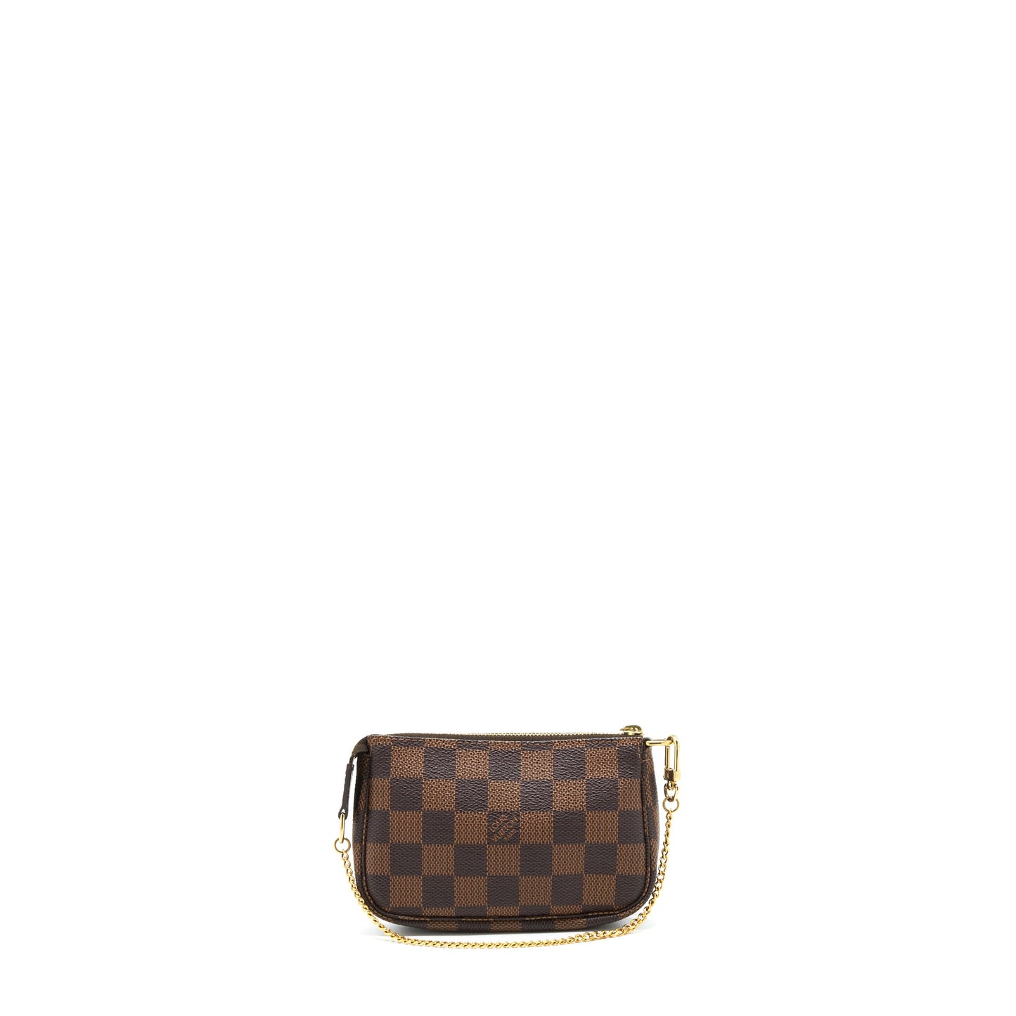 Louis Vuitton Mini Pochette Accessories Damier Ebene Canvas