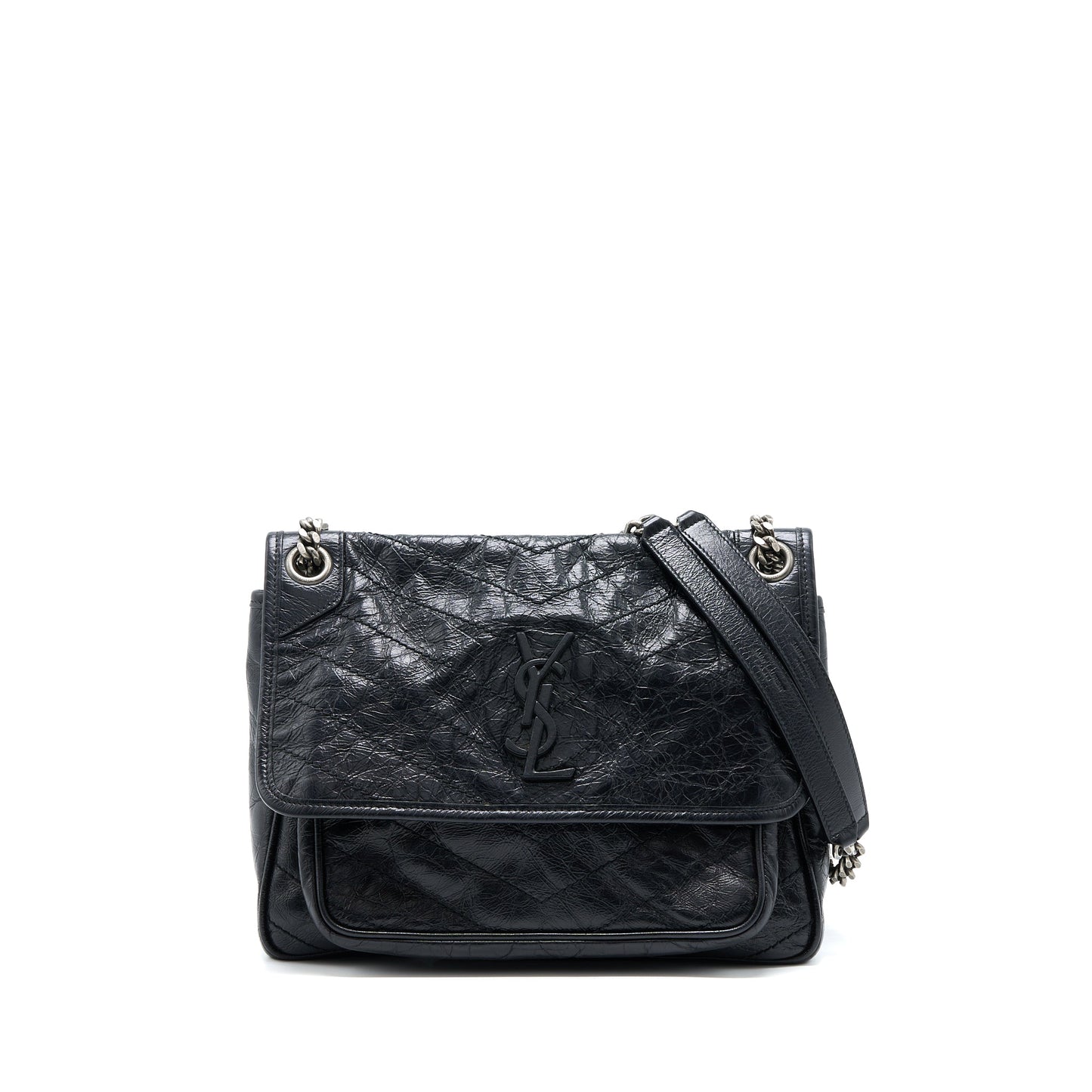 Saint Laurent/ Medium Niki Purse Calfskin Black