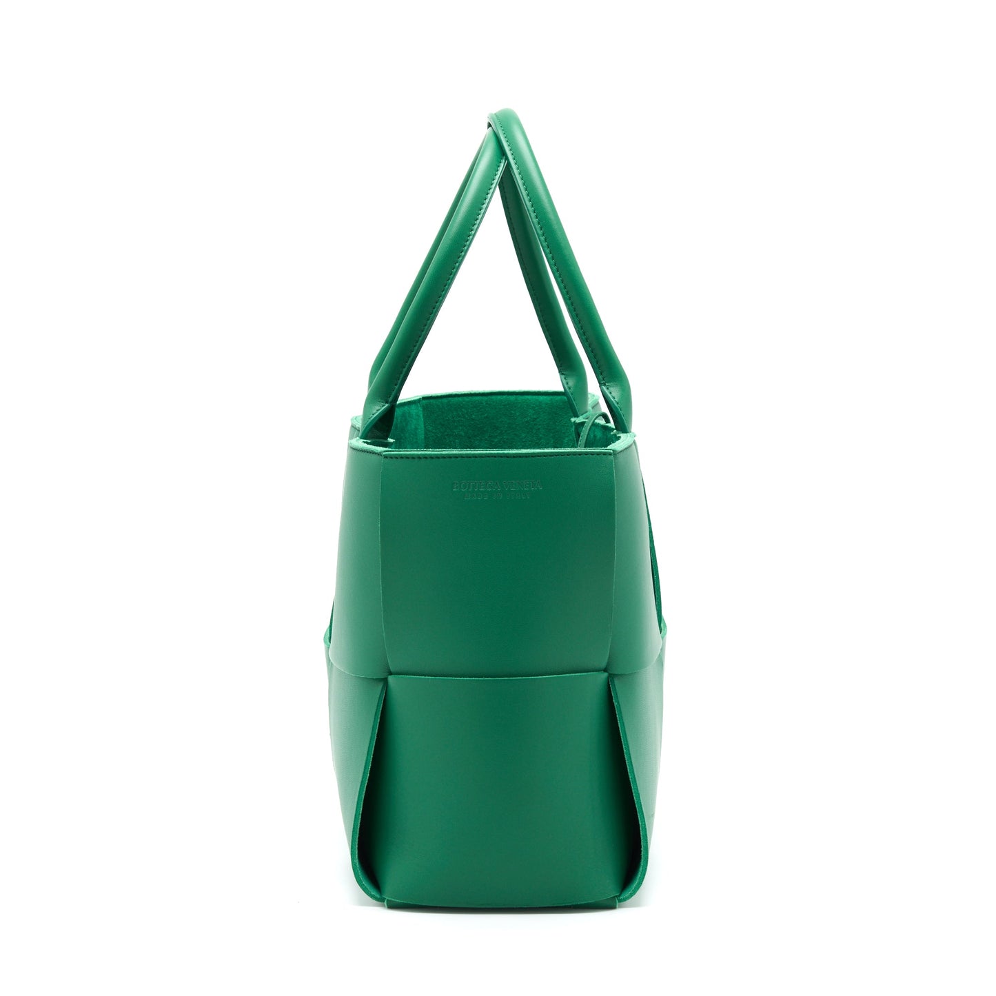 Bottega Veneta Arco Tote Purse Lambskin Parakeet Green