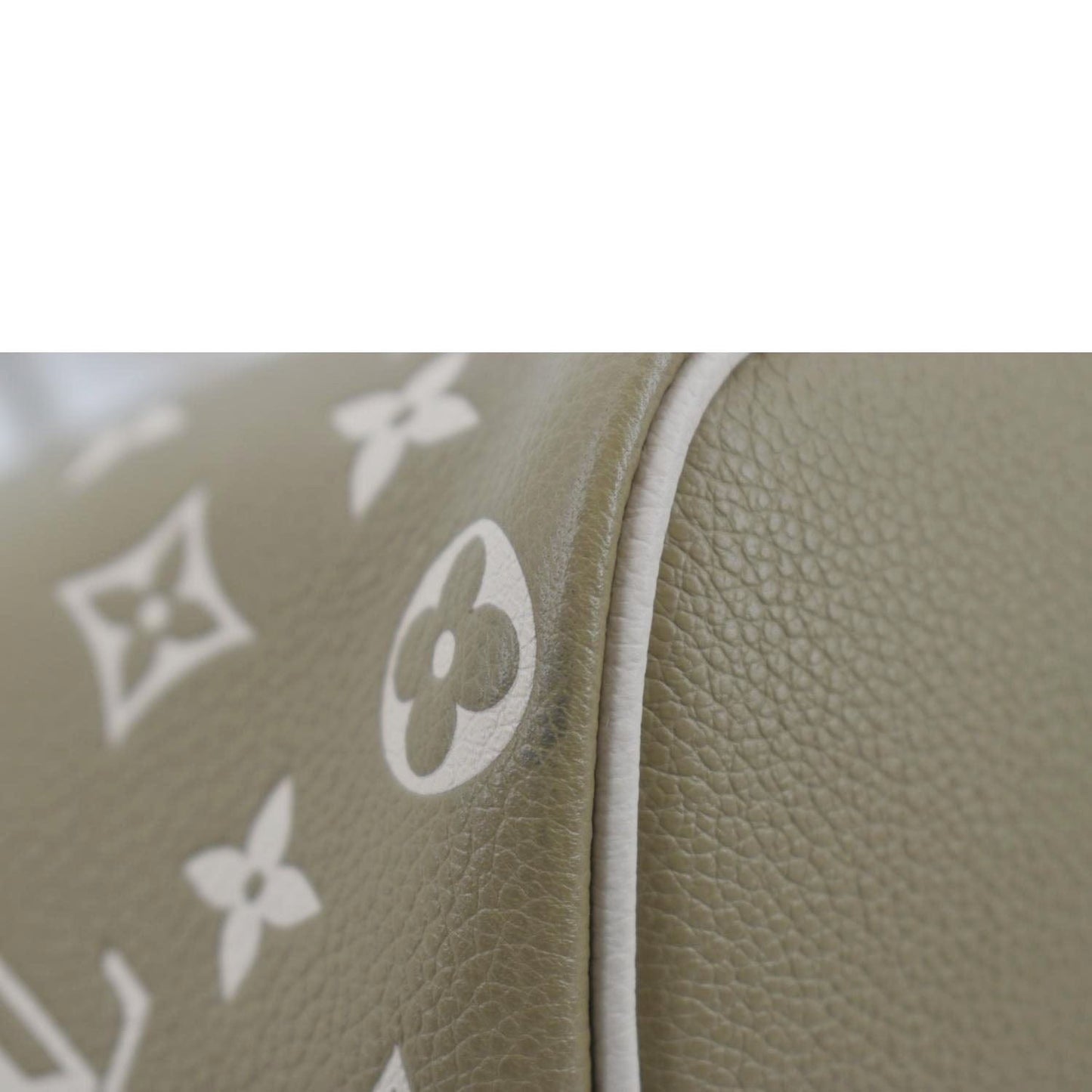 LOUIS VUITTON Neverfull MM Spring City Leather Tote Shoulder Bag Bicolor