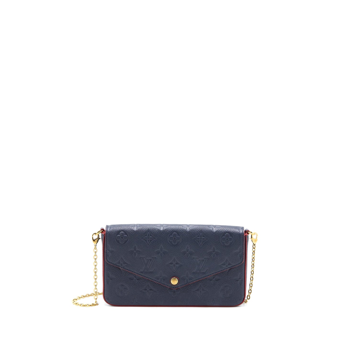 Louis Vuitton Felicie Pochette Monogram Empreinte Navy