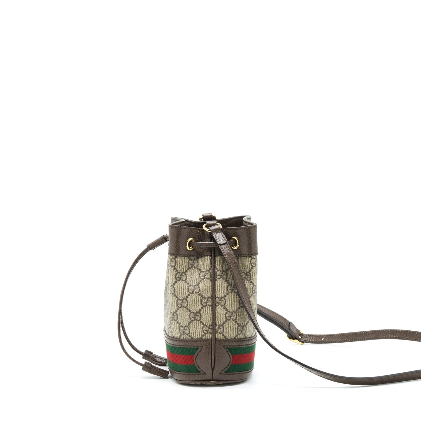 Gucci Ophidia Mini Bucket Purse Supreme Canvas