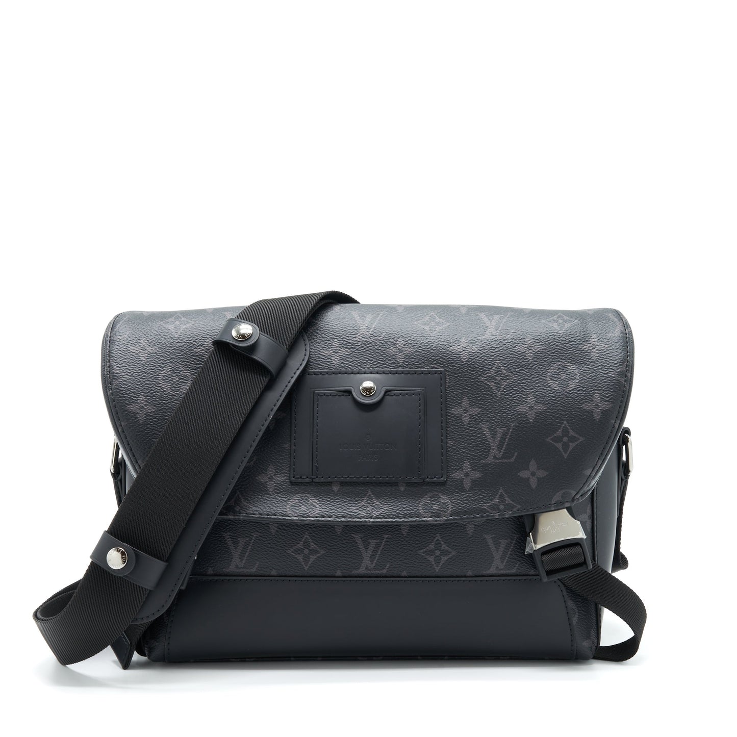 Louis Vuitton Eclipse Voyager Messenger Purse Monogram Canvas Black Year 2020