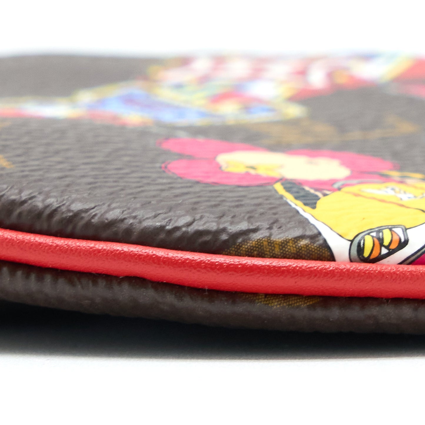 Louis Vuitton Round Coin Pouch Vivienne Bumper Car Monogram Canvas Multicolour