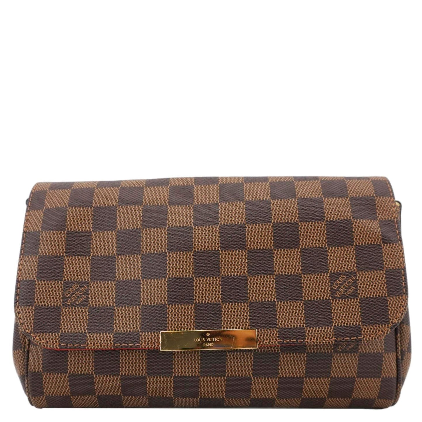 LOUIS VUITTON Favorite MM Monogram Canvas Shoulder Bag Brown