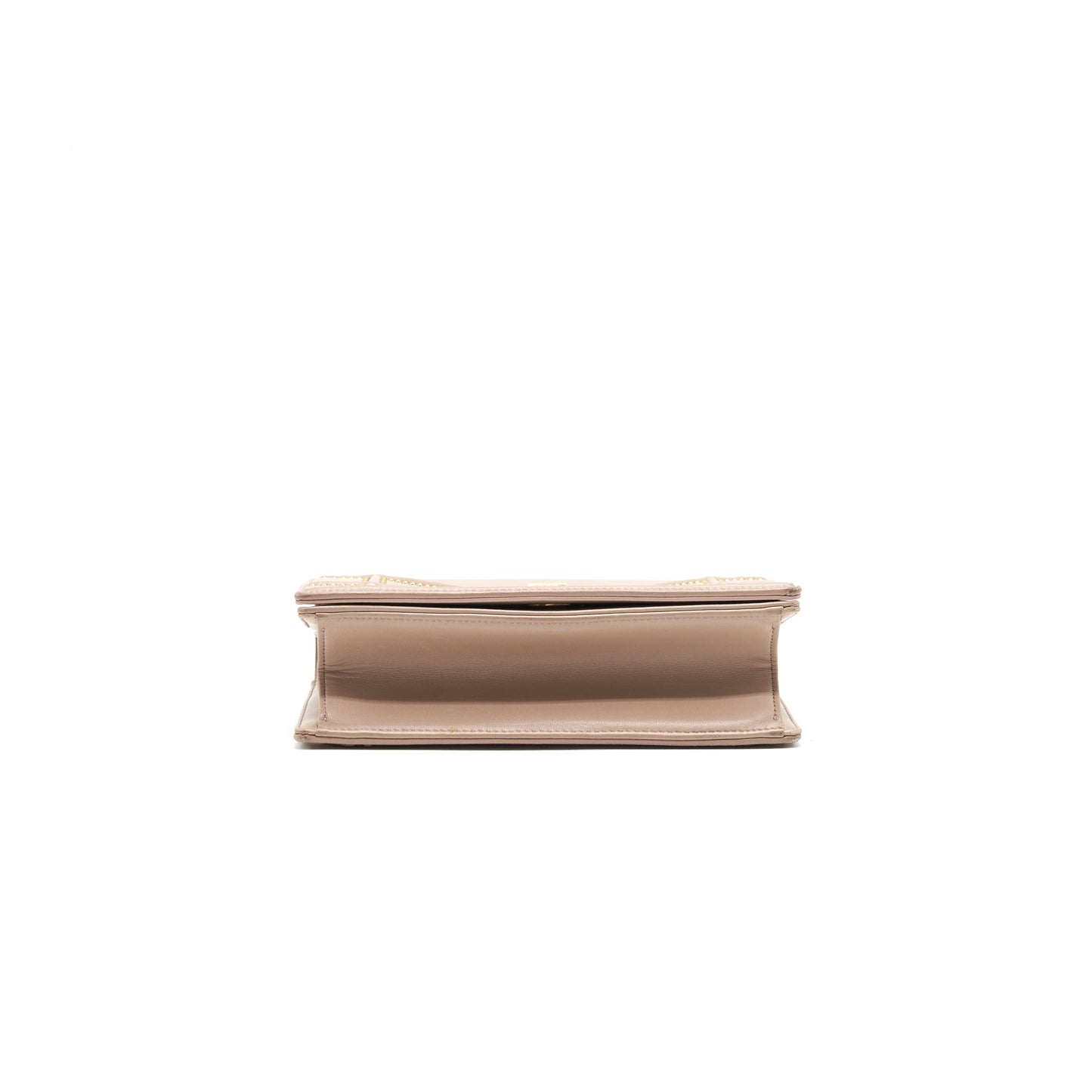 Dior Small Studded Diorama Beige GHW