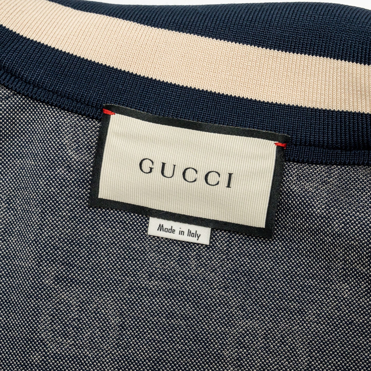 Gucci Size M Jacquard Striped Jacket Cotton Multicoloured