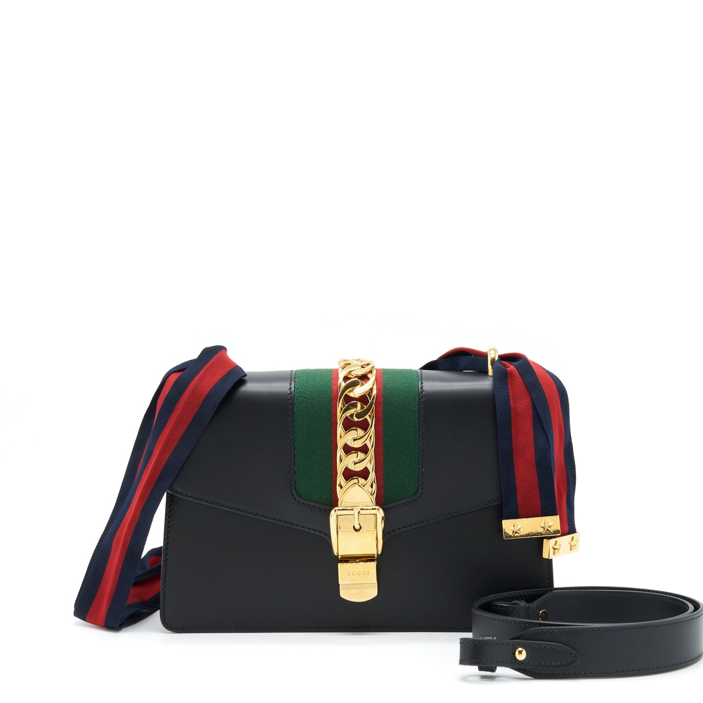 Gucci Small Sylvie Mini Purse Black