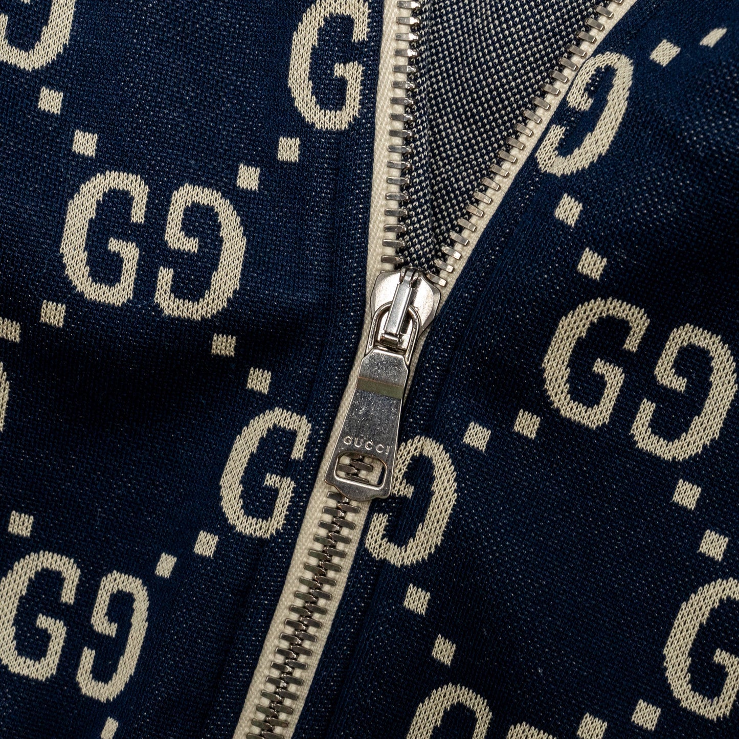 Gucci Size M Jacquard Striped Jacket Cotton Multicoloured