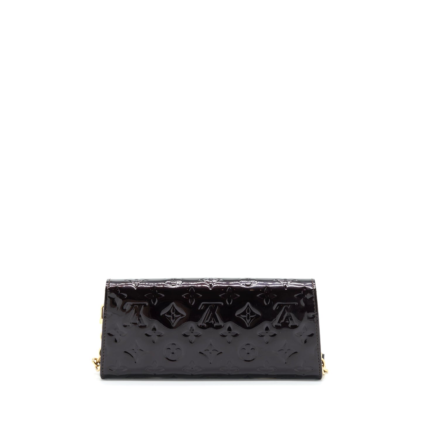 Louis Vuitton Sunset Boulevarde Mini Purse Patent Dark Red