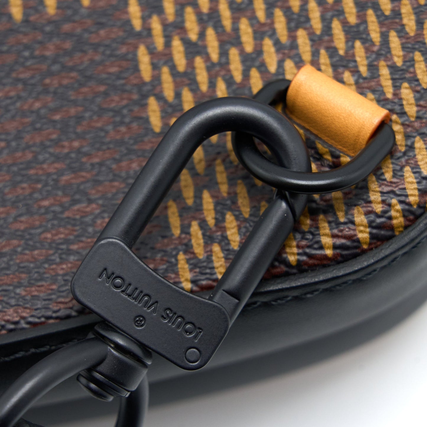 Louis Vuitton Nigo Amazone Sling Purse Damier Ebene Canvas Brown Black Hardware