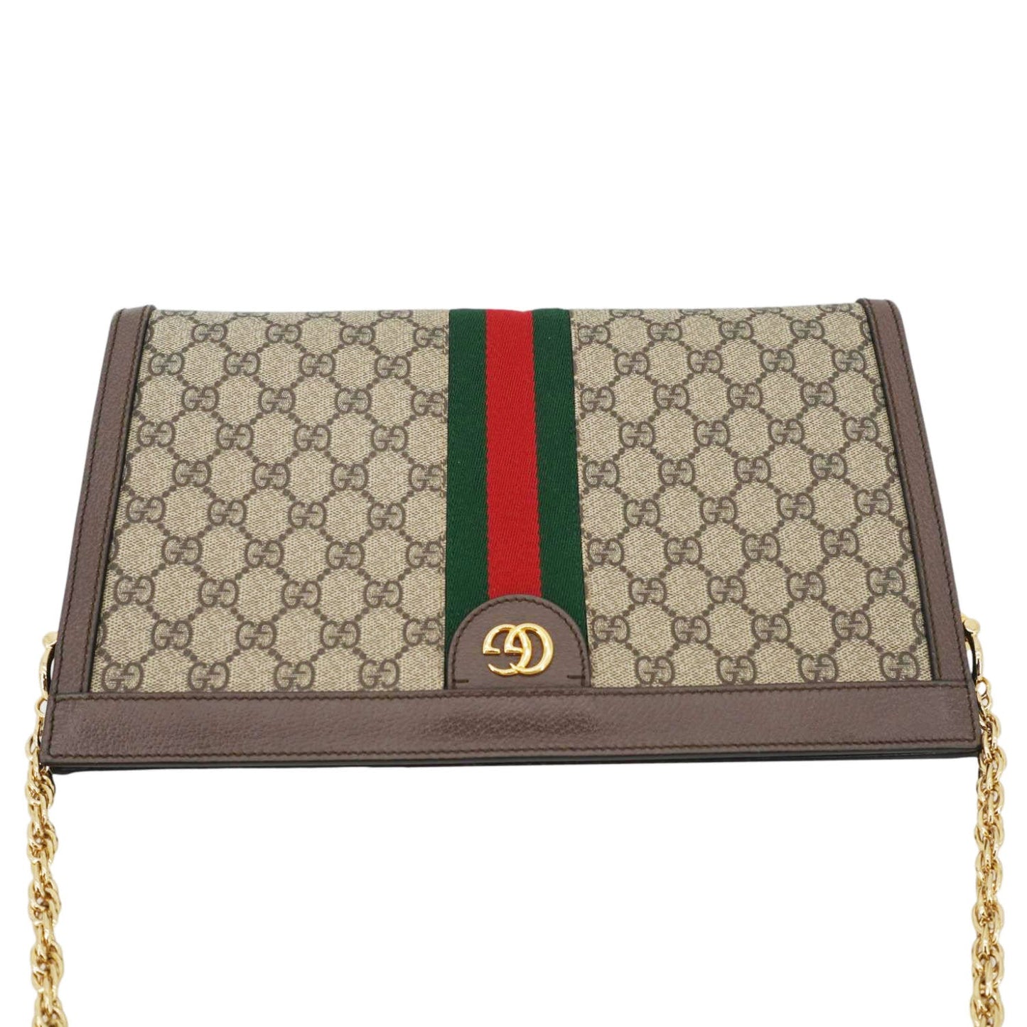 GUCCI Ophidia Medium GG Supreme Canvas Shoulder Bag Beige 503876