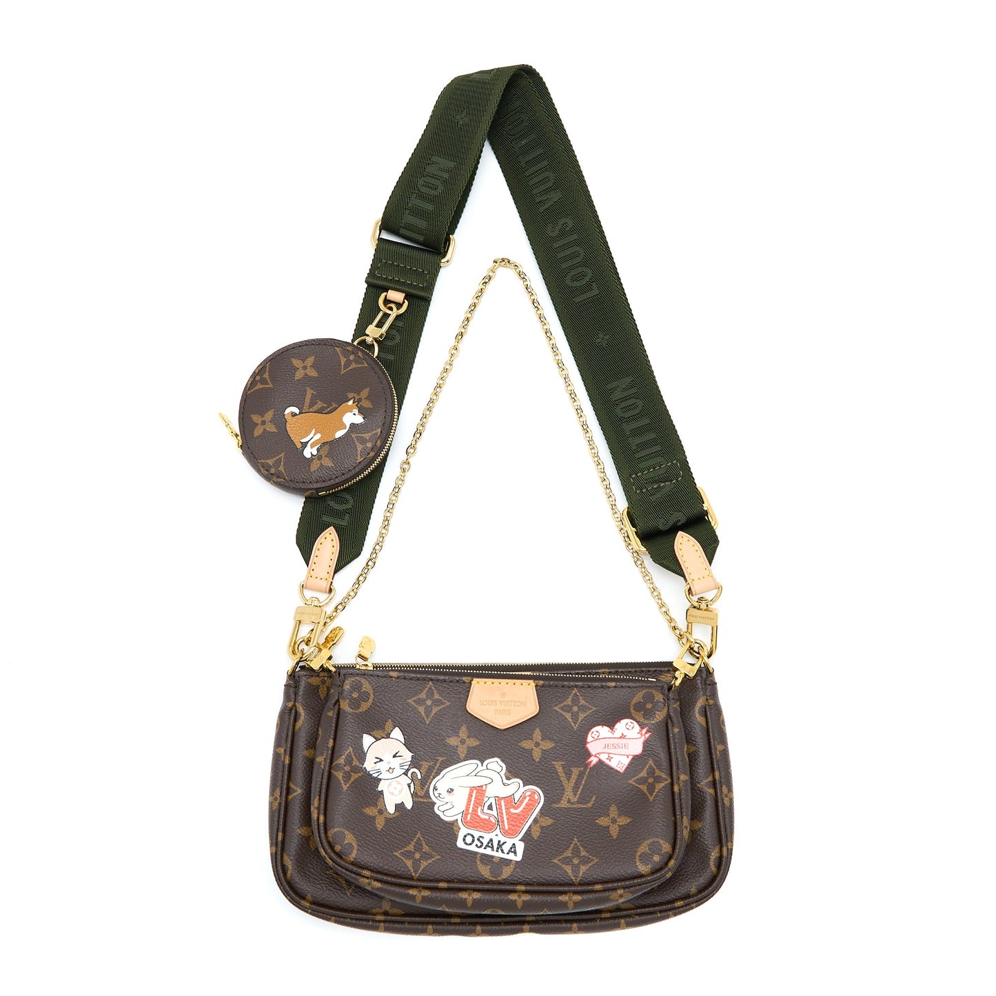 Louis Vuitton Multi Pochette Limited Edition Monogram Canvas Multicolour