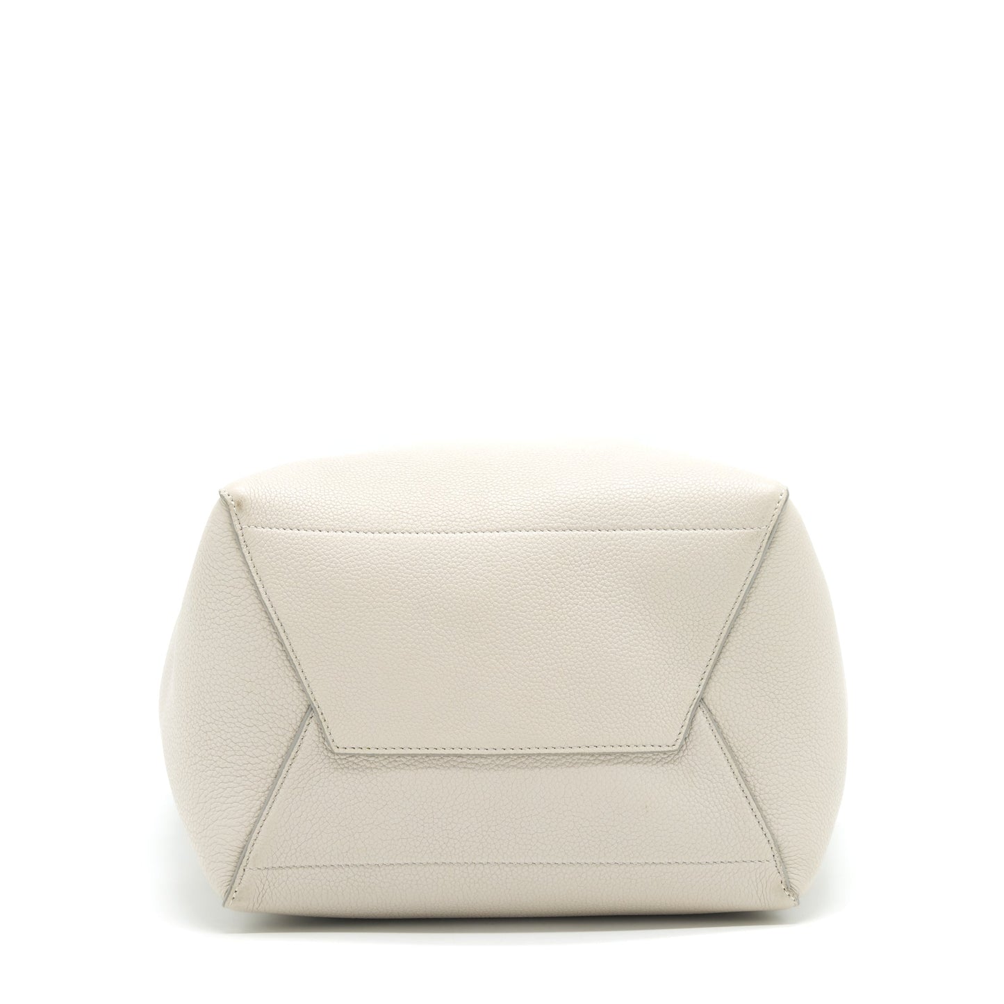 Celine Sangle Bucket Purse Grained Calfskin Clay