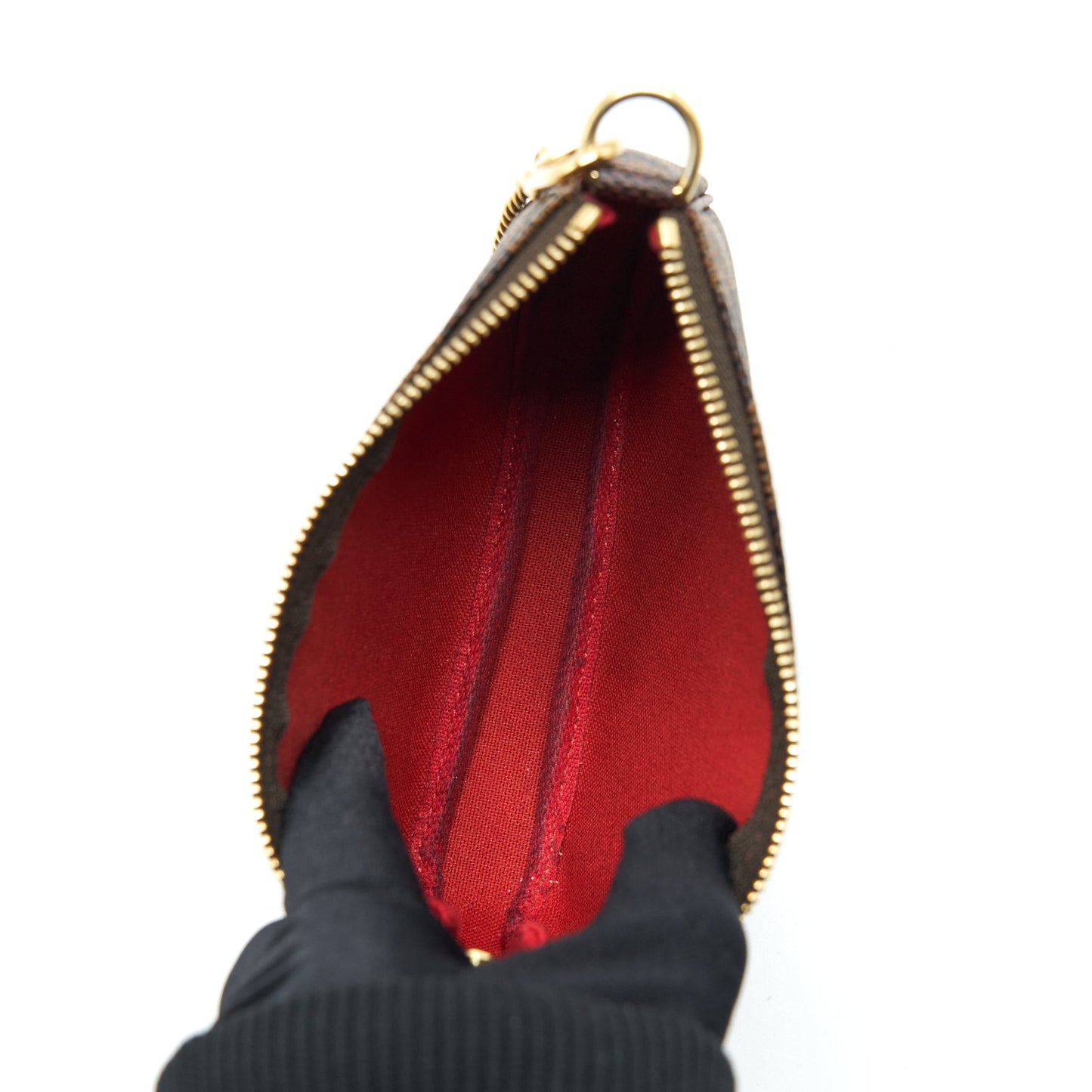 Louis Vuitton Mini Pochette Accessories Damier Ebene Canvas