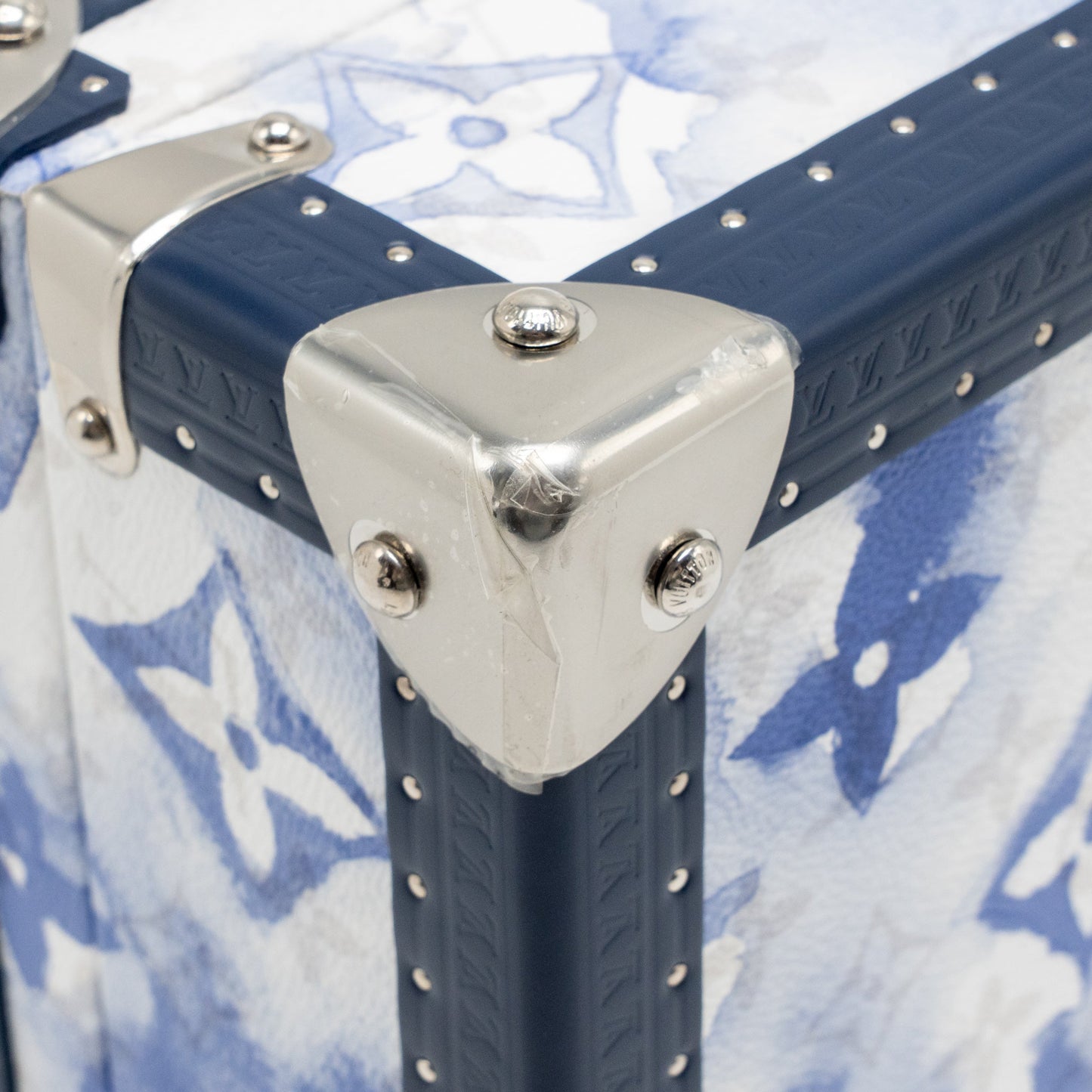 Louis Vuitton Coffret 8 Montres Watch Box Watercolour Monogram Canvas/Calfskin Blue/White