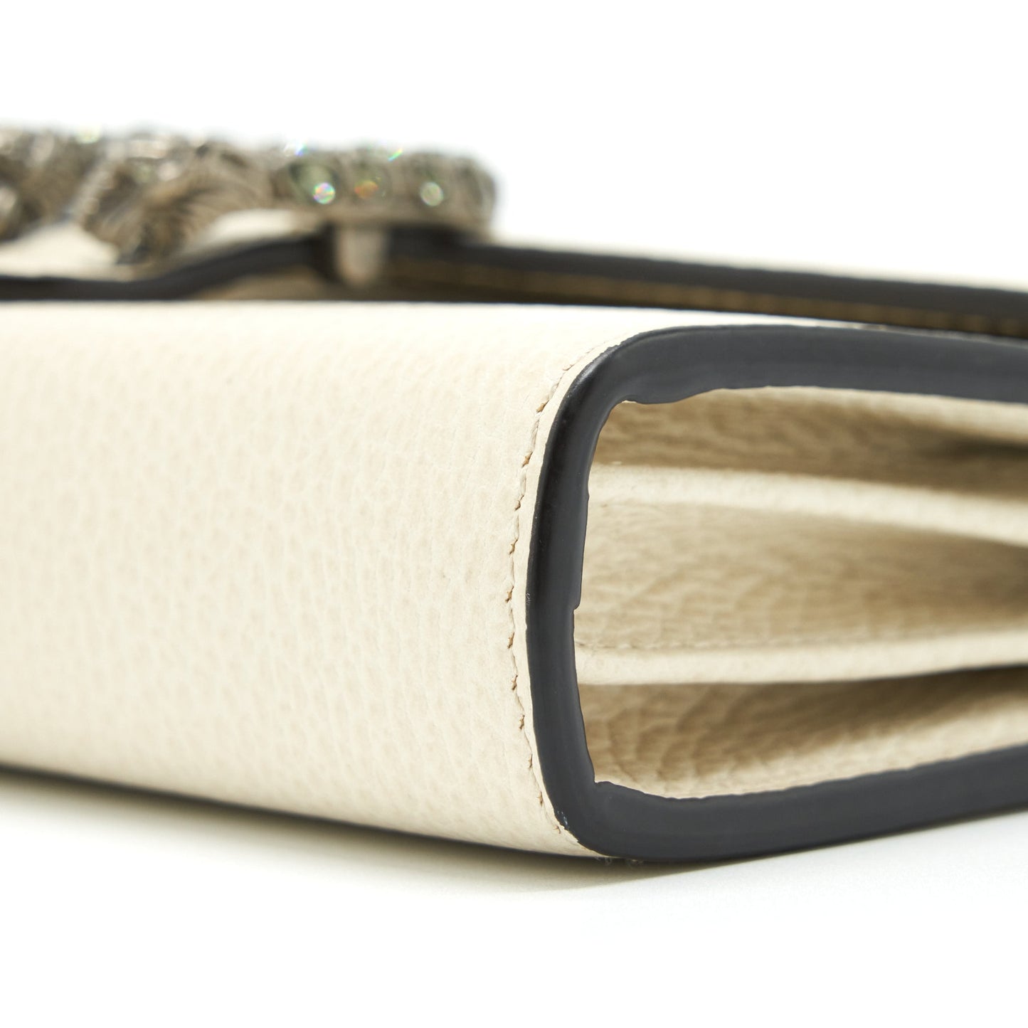 Gucci Dionysus Chain Wallet Calfskin Cream