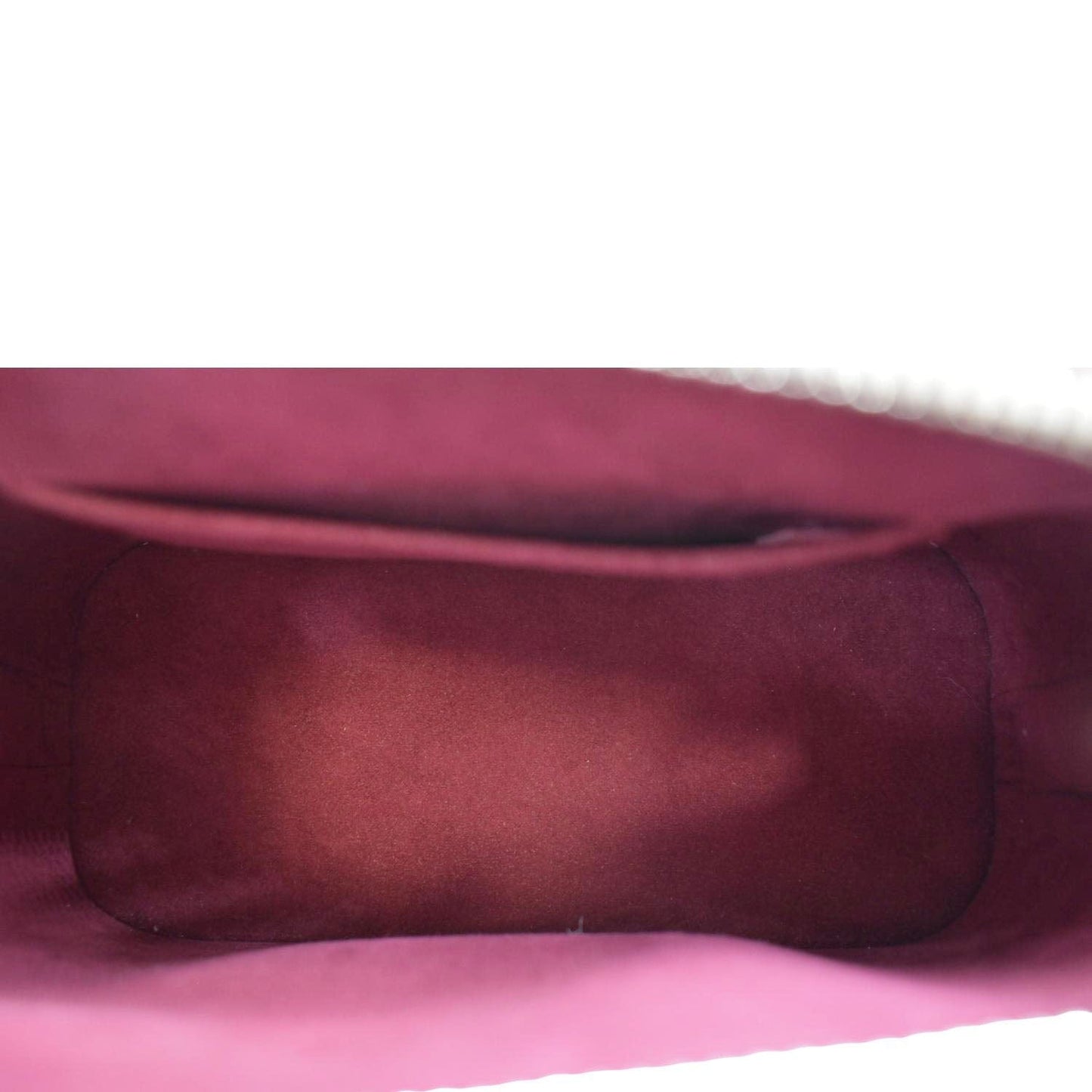 LOUIS VUITTON Alma BB Epi Leather Satchel Crossbody Bag Red