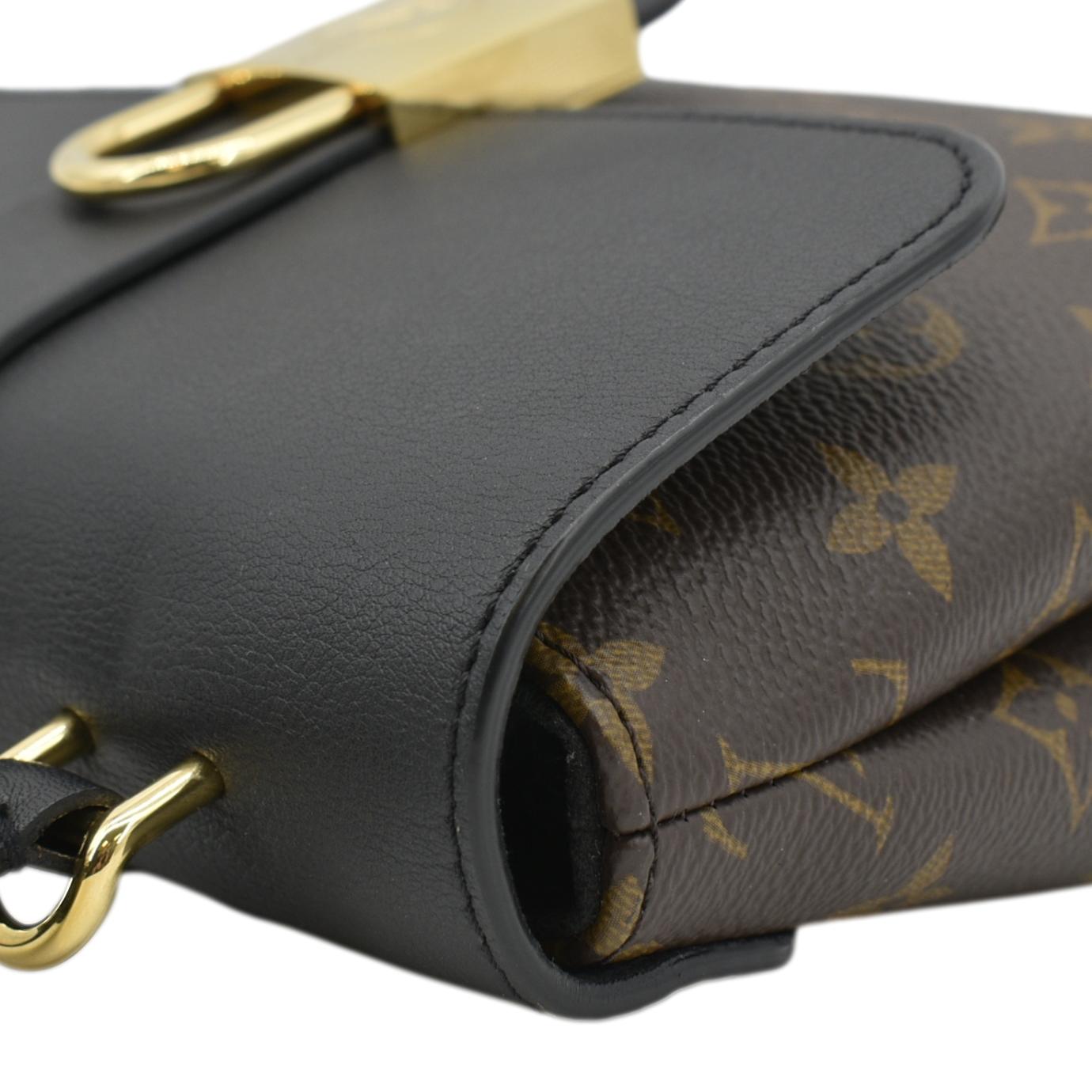 LOUIS VUITTON Locky BB Monogram Canvas Shoulder Bag Brown
