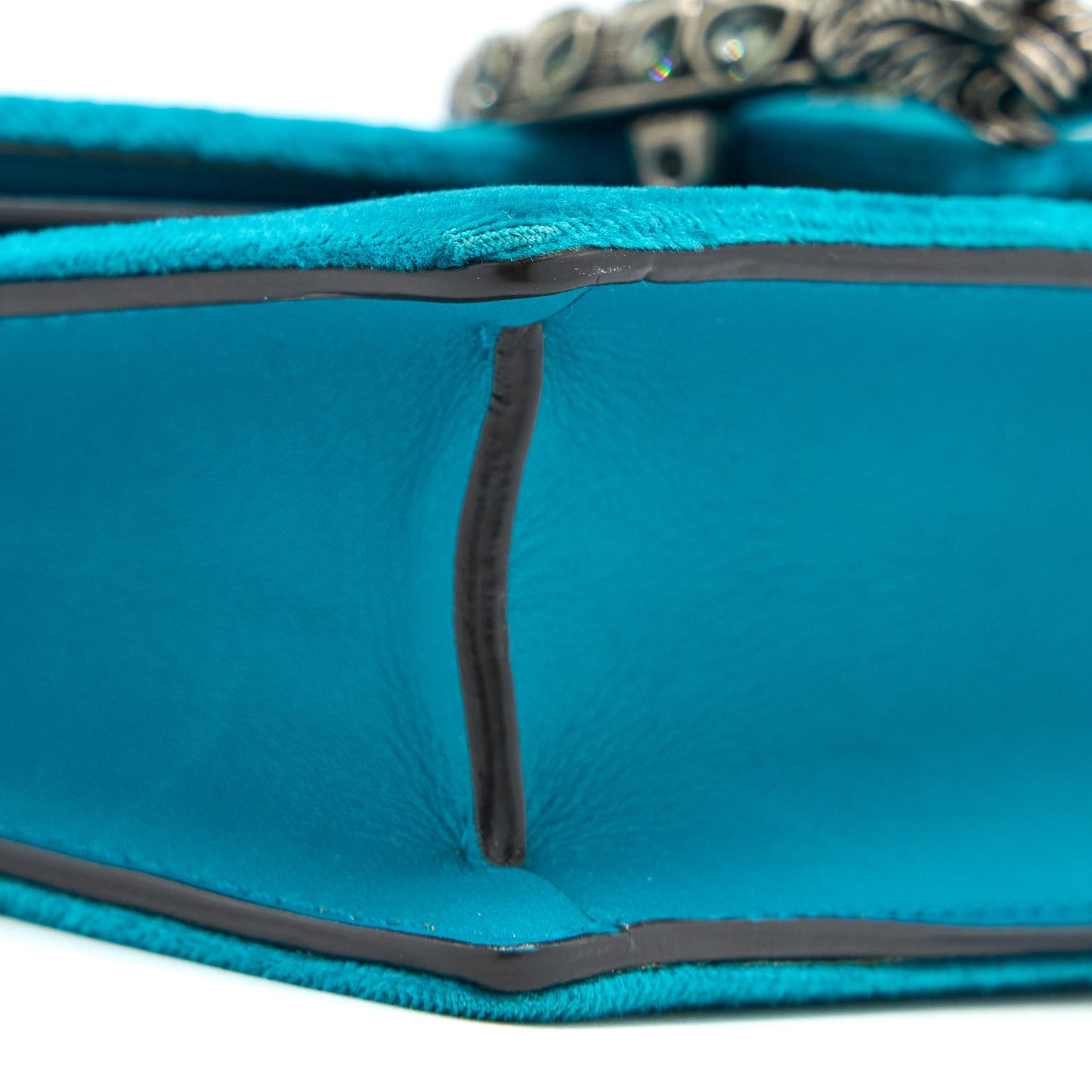 Gucci Super Mini Dionysus Purse Velvet Blue