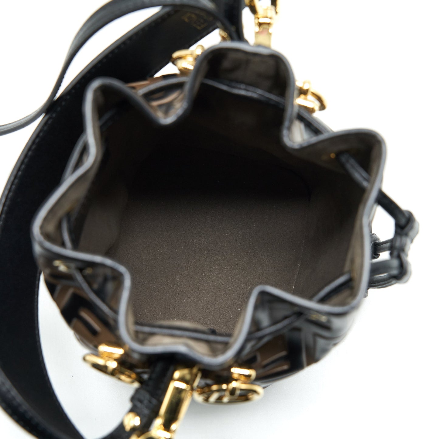 Fendi Mon Tresor Mini Bucket Brown
