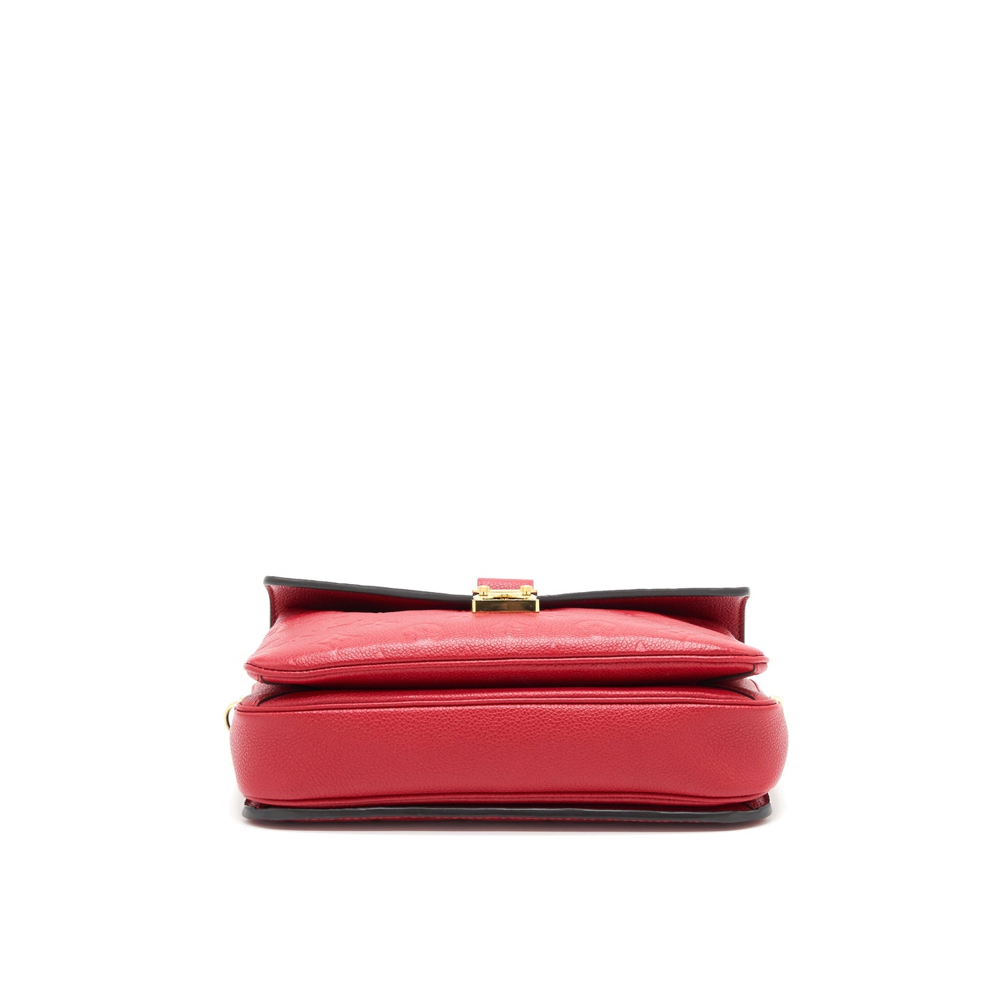 Louis Vuitton Pochette Metis Leather Purse Red