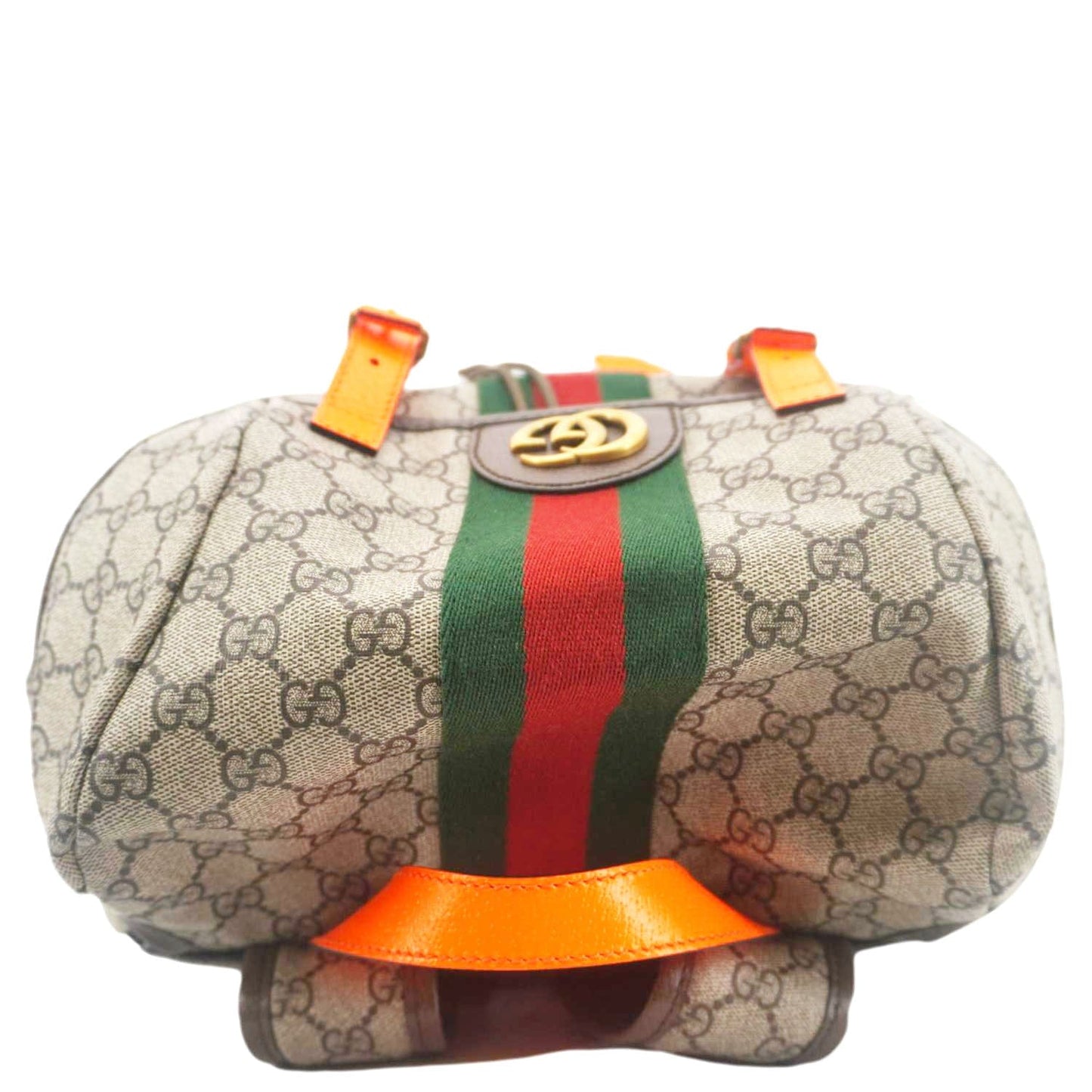 GUCCI Ophidia GG Medium Supreme Canvas Backpack Beige 598140