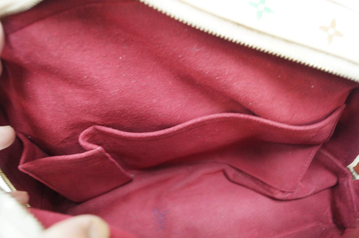 LOUIS VUITTON White Monogram Multicolor Trouville Satchel Bag - Sale