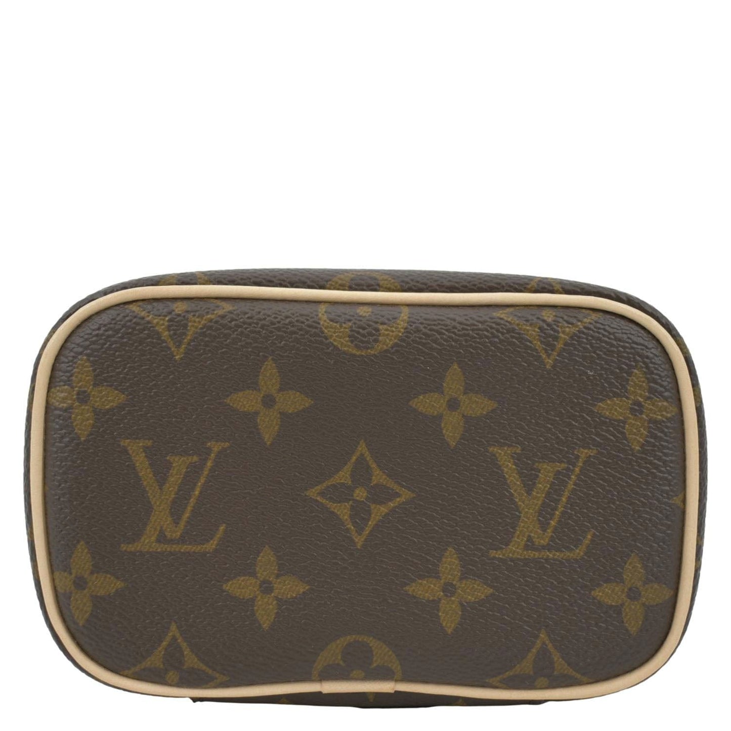 LOUIS VUITTON Nice Nano Monogram Canvas Toiletry Pouch Brown