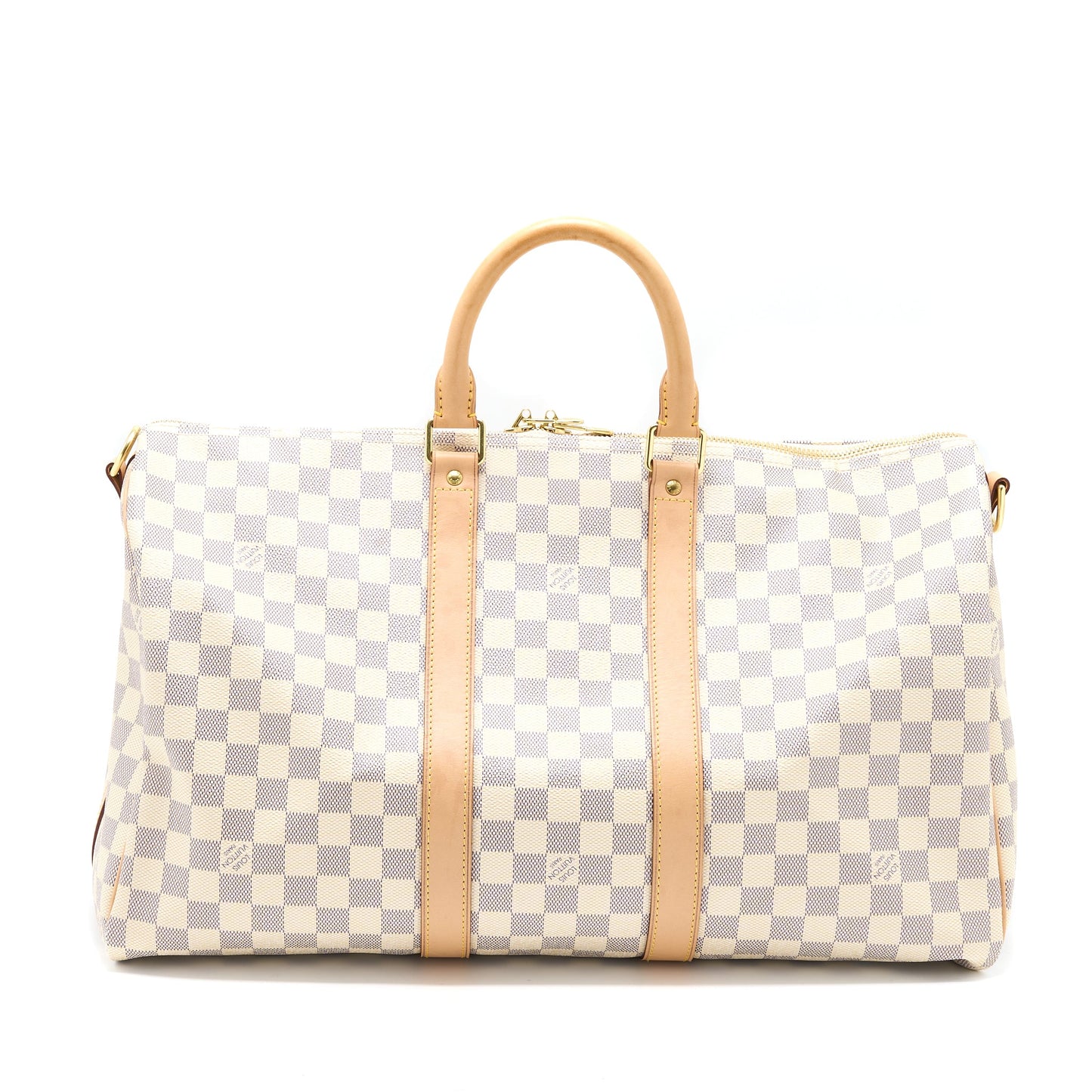 Louis Vuitton Keepall Bandouliere 55 Damier Azur Canvas