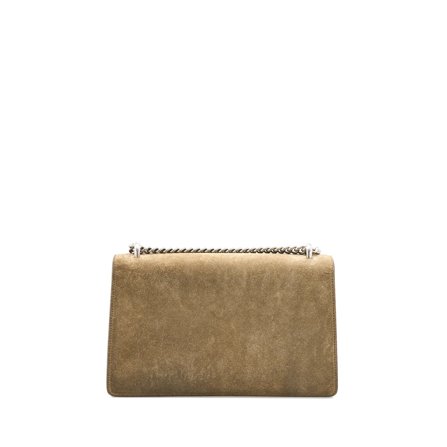 Gucci Small Dionysus Purse Suede Leather Dark Beige