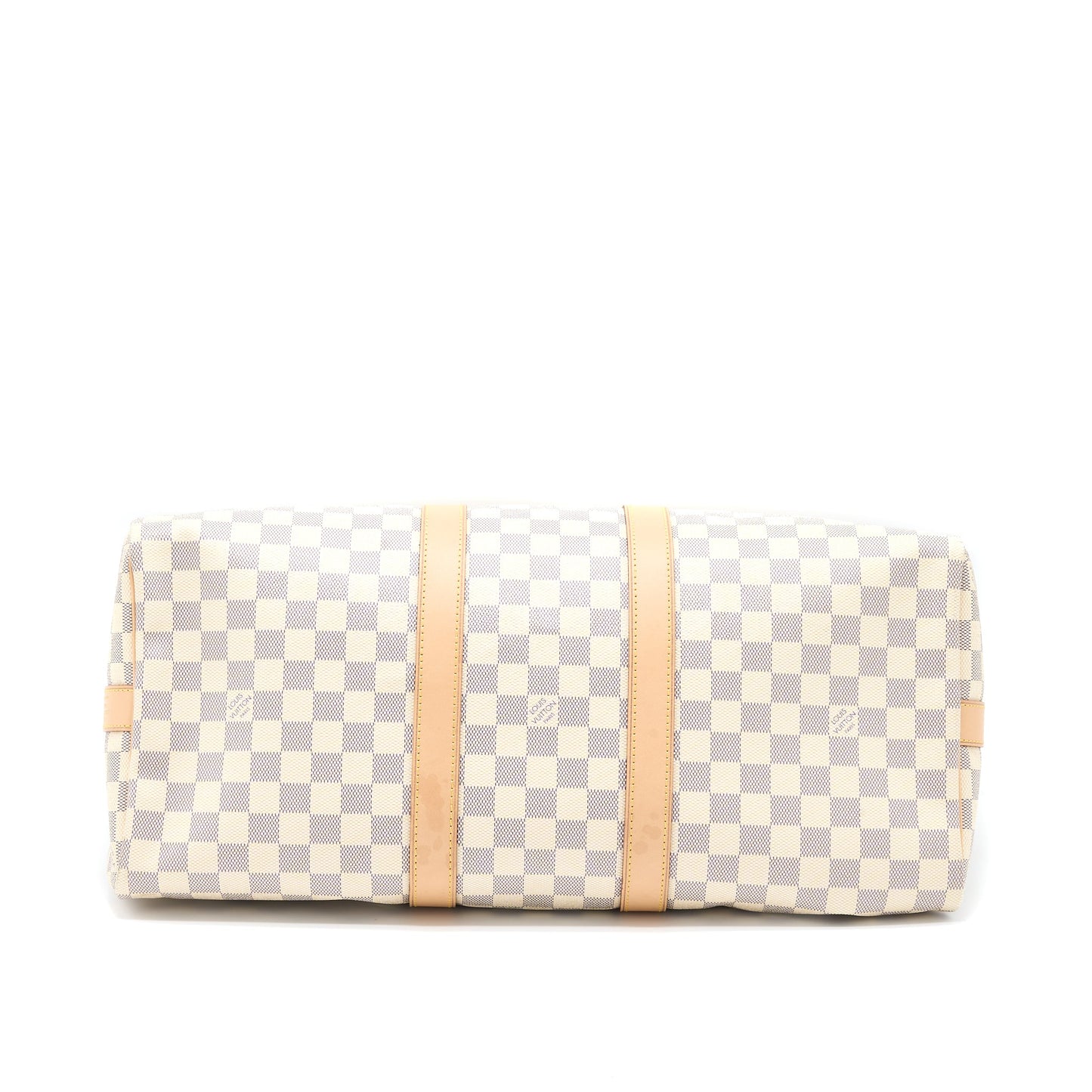 Louis Vuitton Keepall Bandouliere 55 Damier Azur Canvas