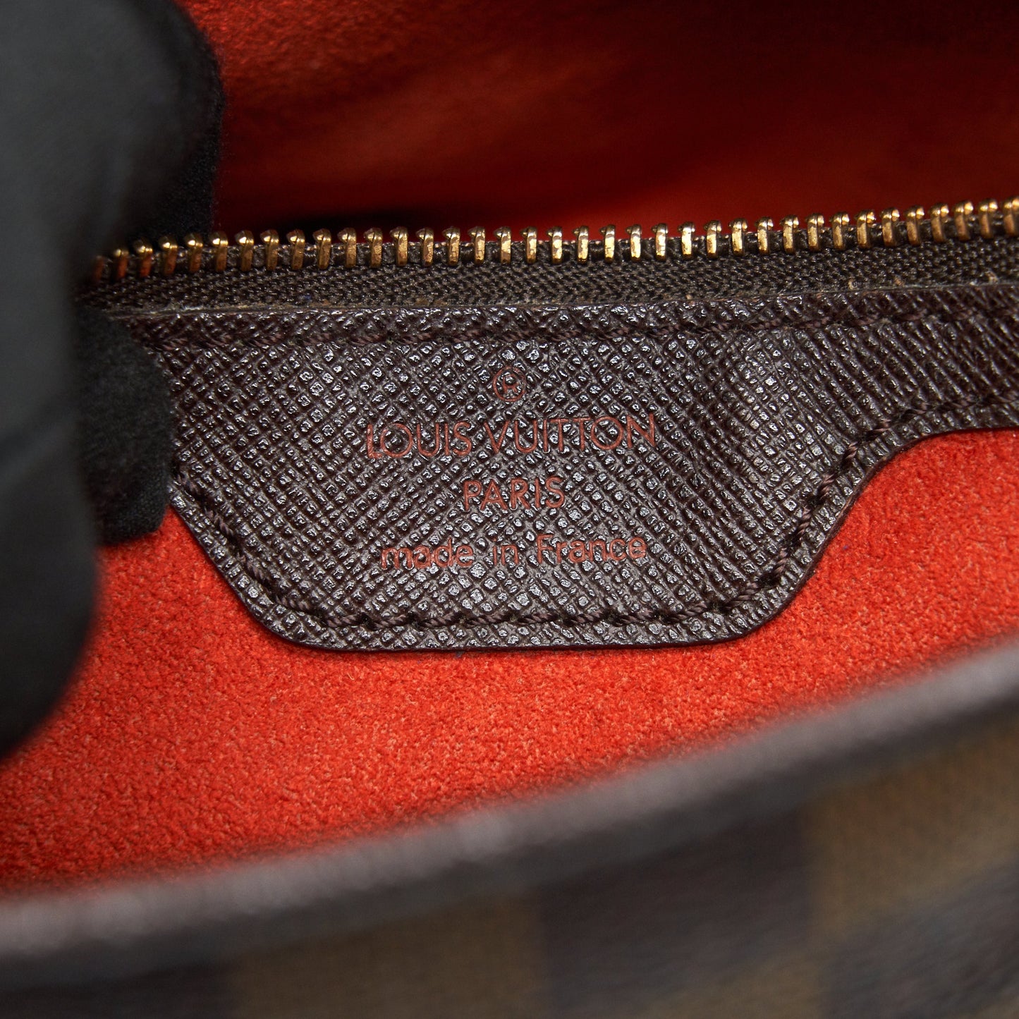 LOUIS VUITTON Marais Damier Ebene Petit Bucket Bag