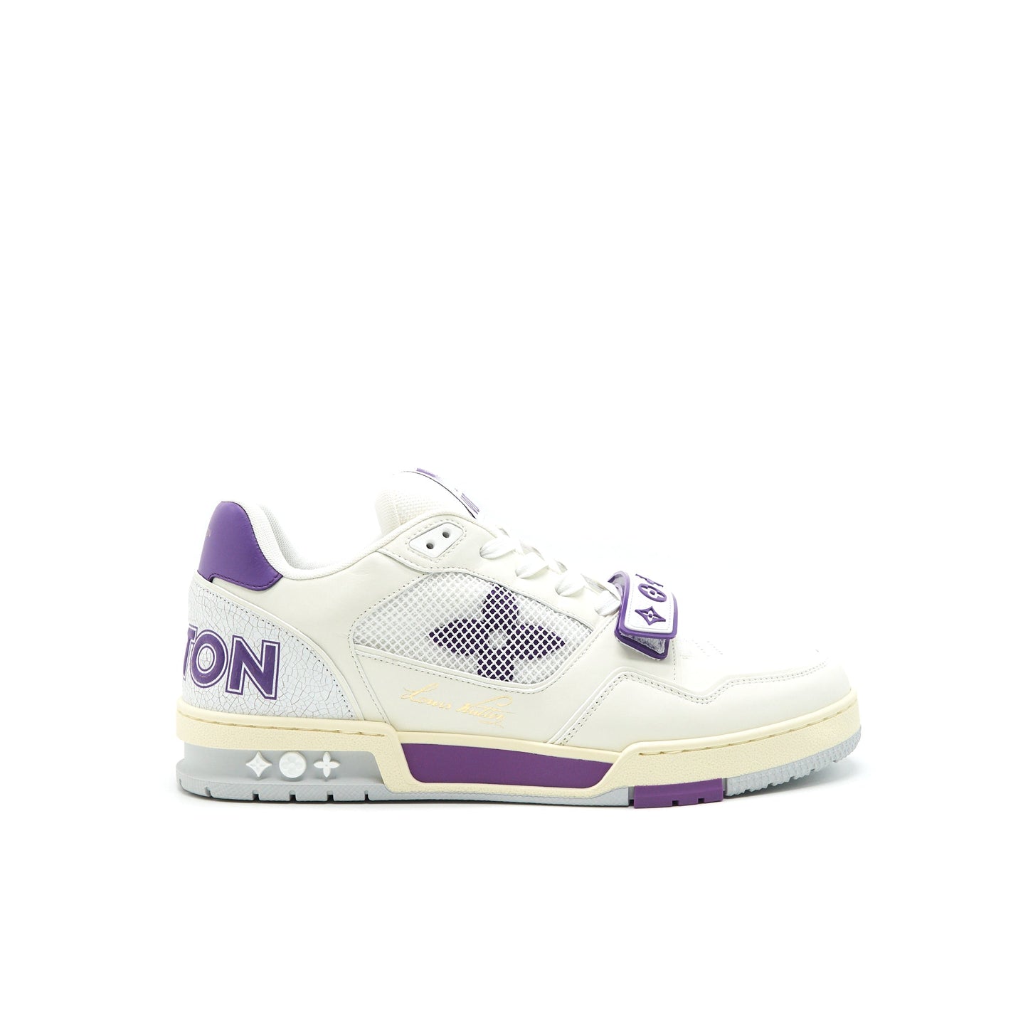 Louis Vuitton Size 9 Trainer Sneaker Violet Mesh