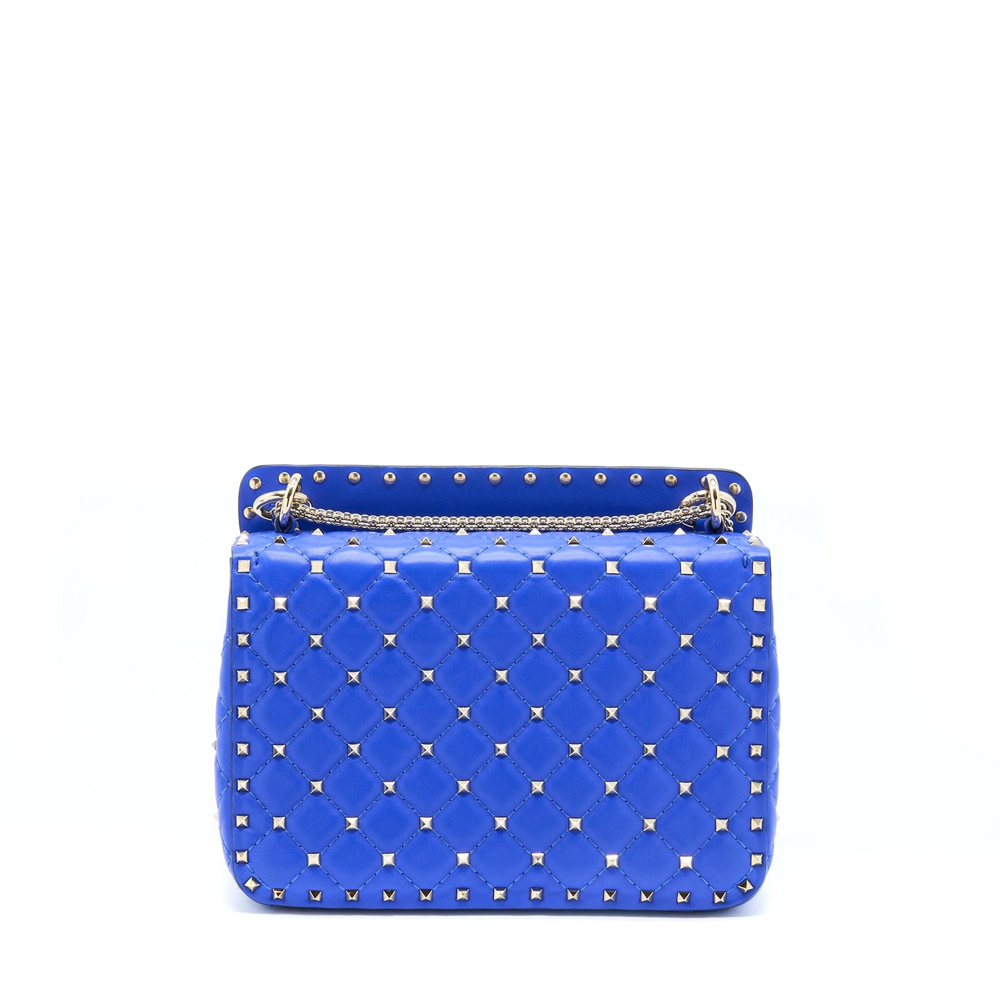 Valentino Garavani Medium Rockstud Spike Mini Purse Blue