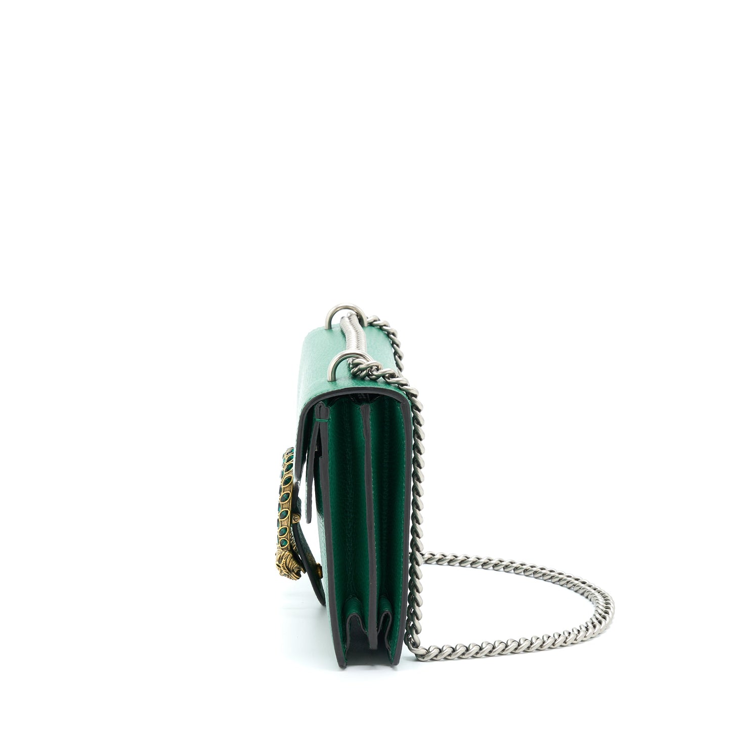 Gucci Small Dionysus Purse Green Multicolour Hardware