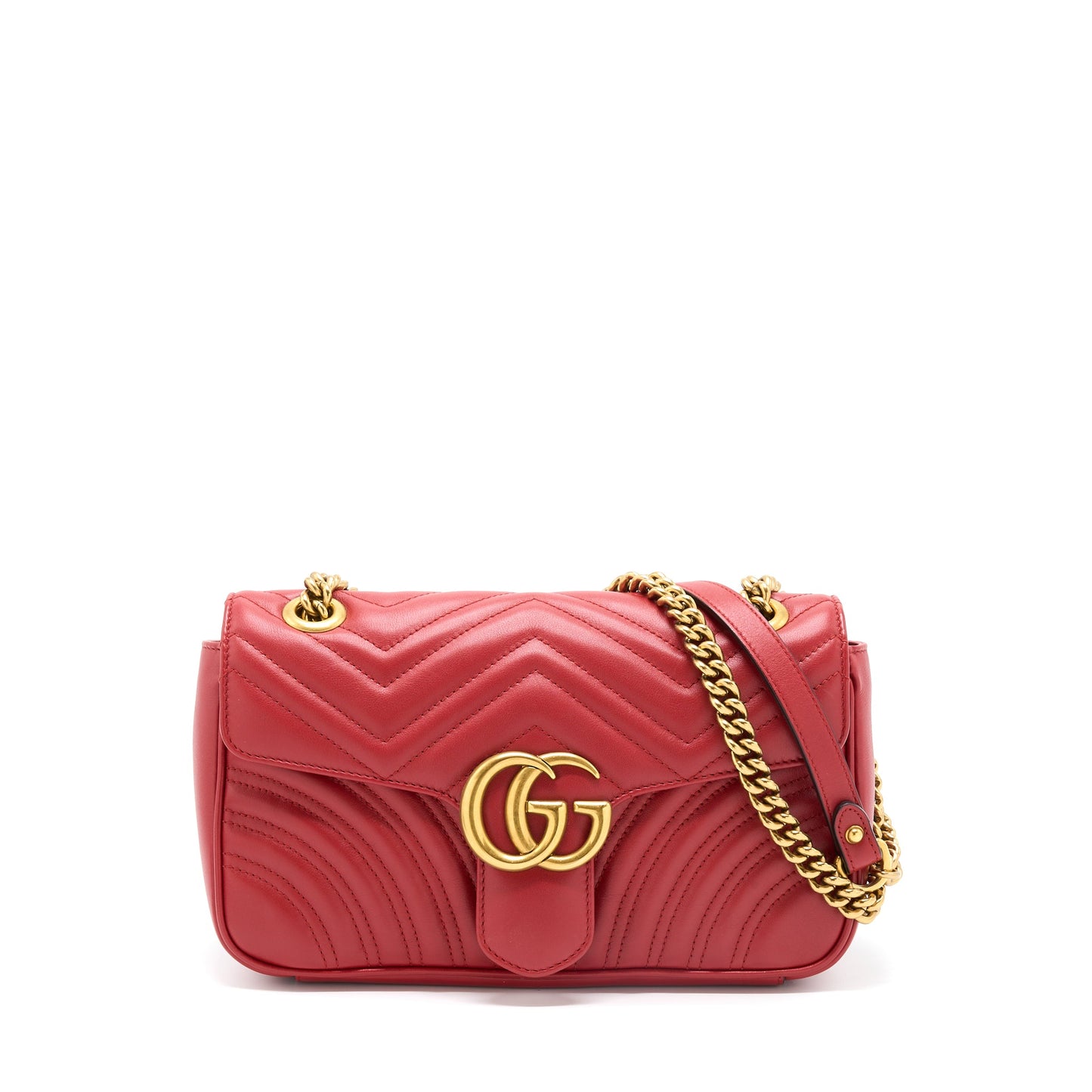 Gucci Small Marmont Purse Red