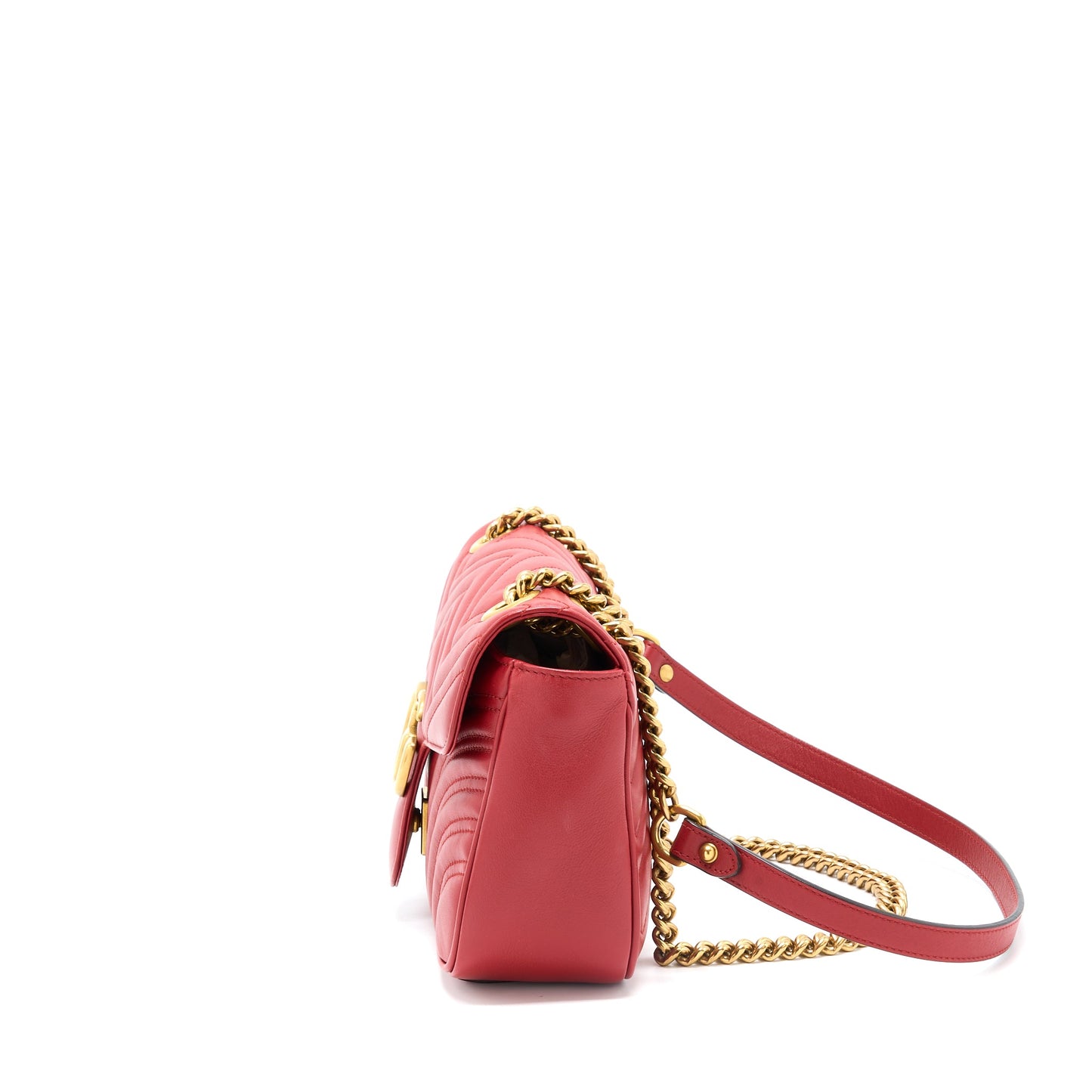 Gucci Small Marmont Purse Red